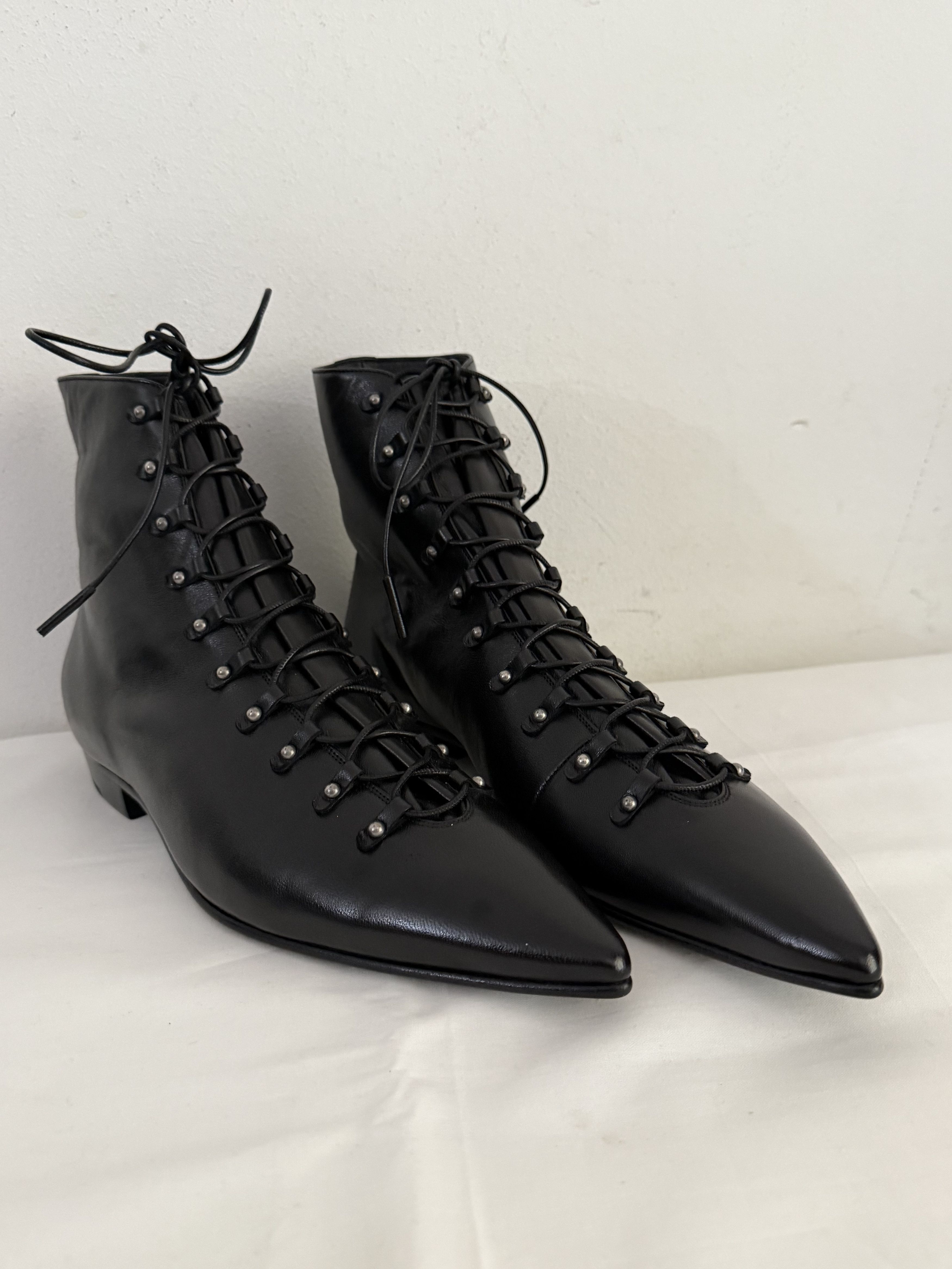 Saint Laurent Paris Saint Laurent Levine 15 Lace-Up Boots Size US 9.5 / EU 42-43 - 5 Thumbnail