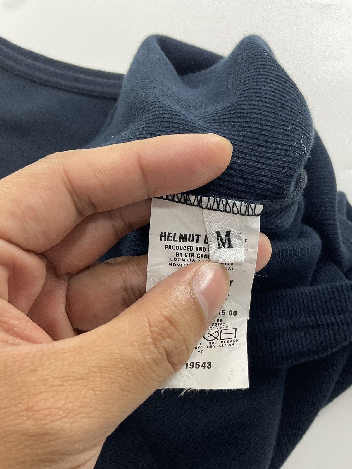Helmut Lang Helmut Lang S/S'00 Backstage Staff Ribbed Tank Top Size US M / EU 48-50 / 2 - 7 Thumbnail