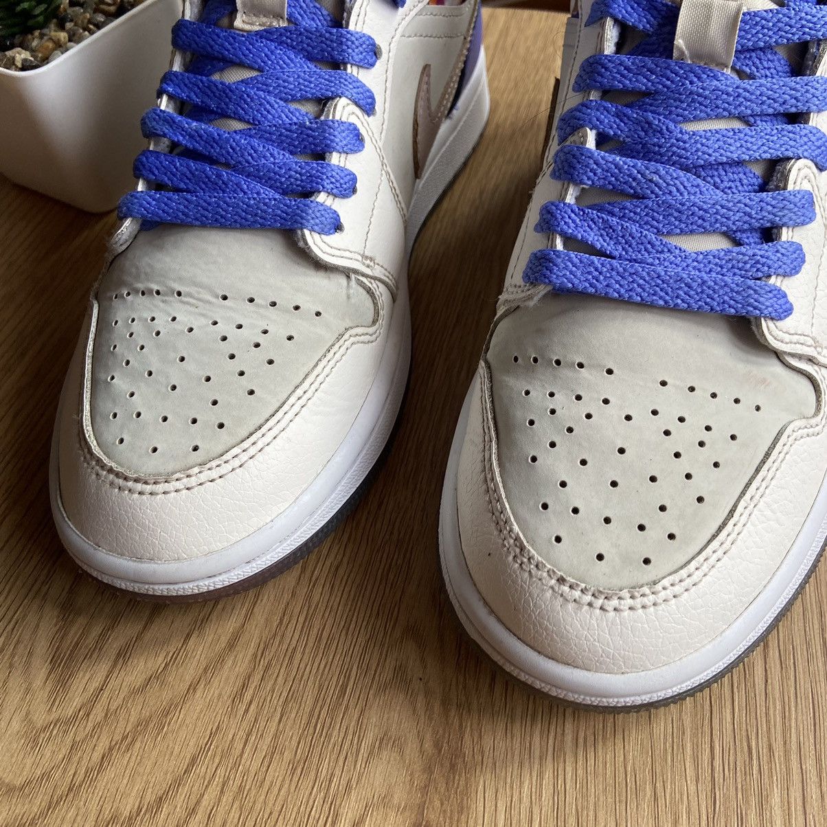 Jordan Brand × Nike 📌 Cutie Nike Air Jordan 1 Mid Valentine’s Day Bouquet Shoes Size US 7 / IT 37 - 4 Thumbnail