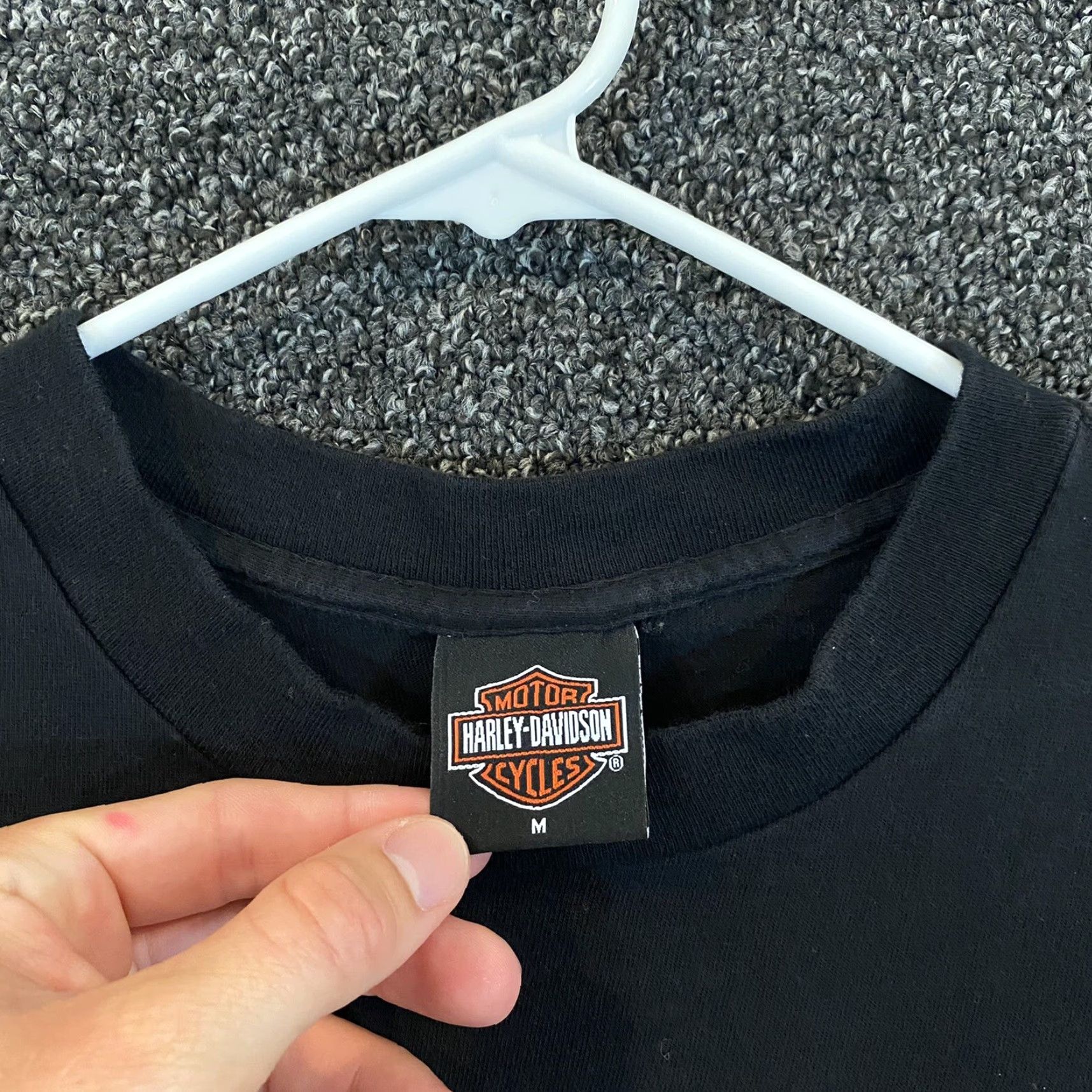 Harley Davidson Harley-Davidson Graphic T-Shirt Mens Medium Black 2003 Bike Night New York Double Sided Size US M / EU 48-50 / 2 - 4 Thumbnail