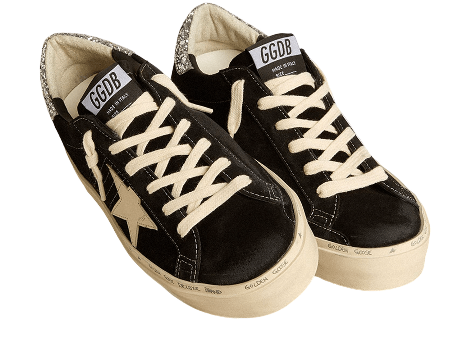 GOLDEN GOOSE Hi Star Women's Suede Sneakers New