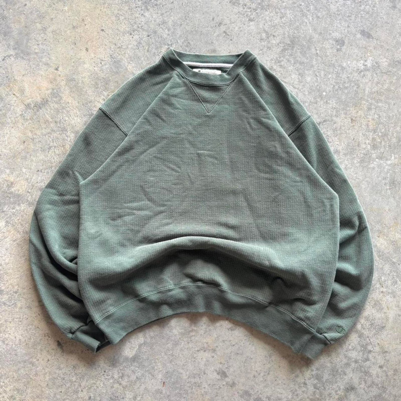 Vintage 90s Champion Reverse Weave Waffle Knit Sweatshirt