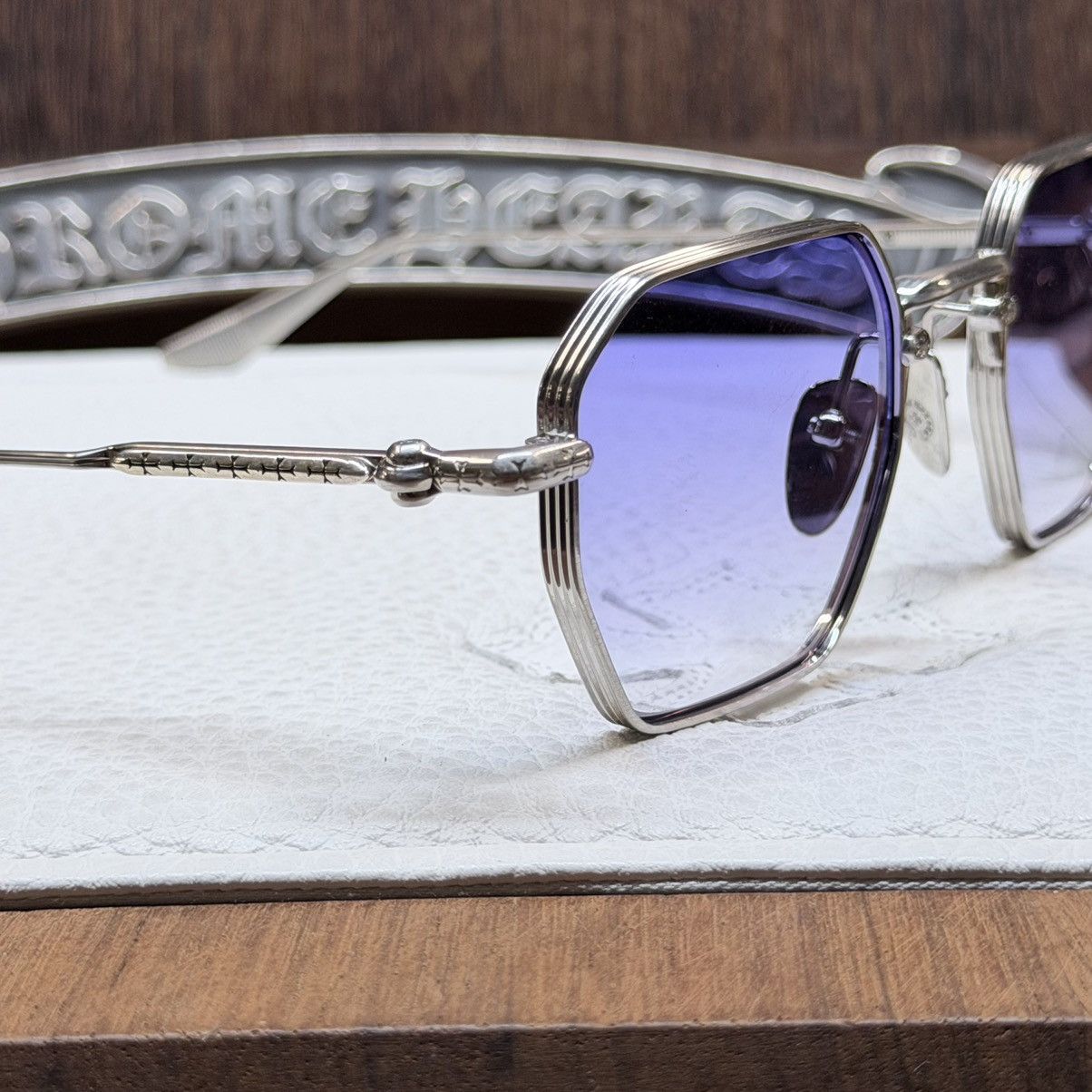 Chrome Hearts Chrome Hearts LUMP 1/1 ‘Lilac’ Sunglasses Size ONE SIZE - 6 Thumbnail