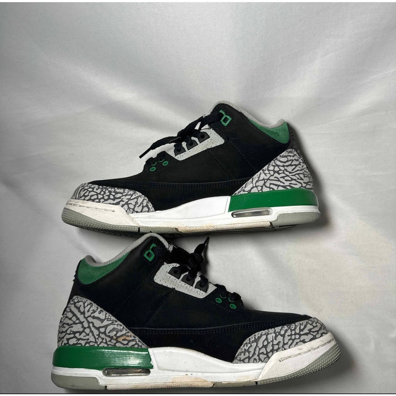 Jordan Brand × Nike Size 7 - Nike Air Jordan 3 Retro GS Pine Green Men's Shoes Size US 7 / EU 40 - 3 Thumbnail