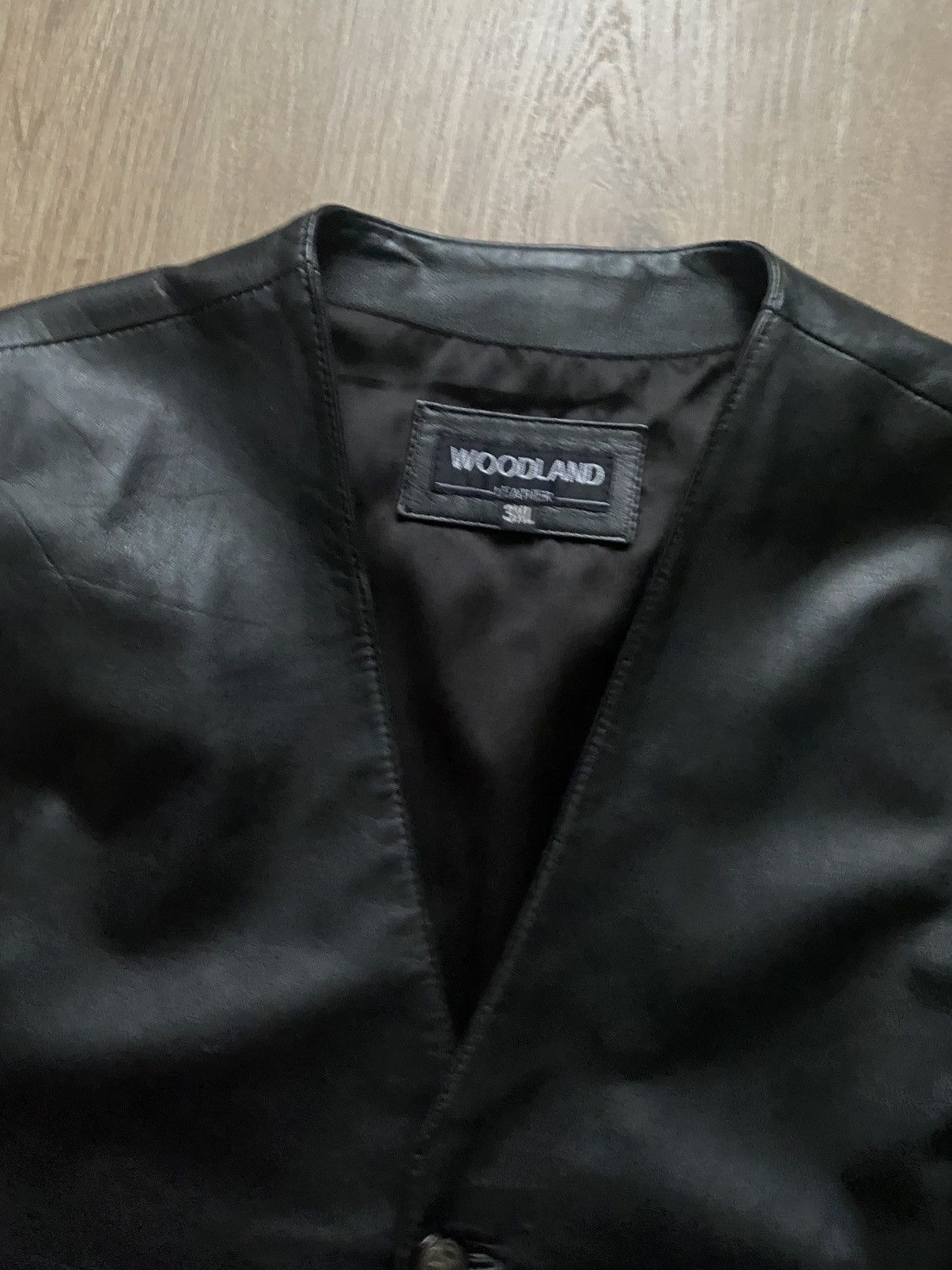 Japanese Brand × Vintage Vintage Avant garde Leather Opium crazy Cowboy Vest XXL Size US XL / EU 56 / 4 - 5 Thumbnail