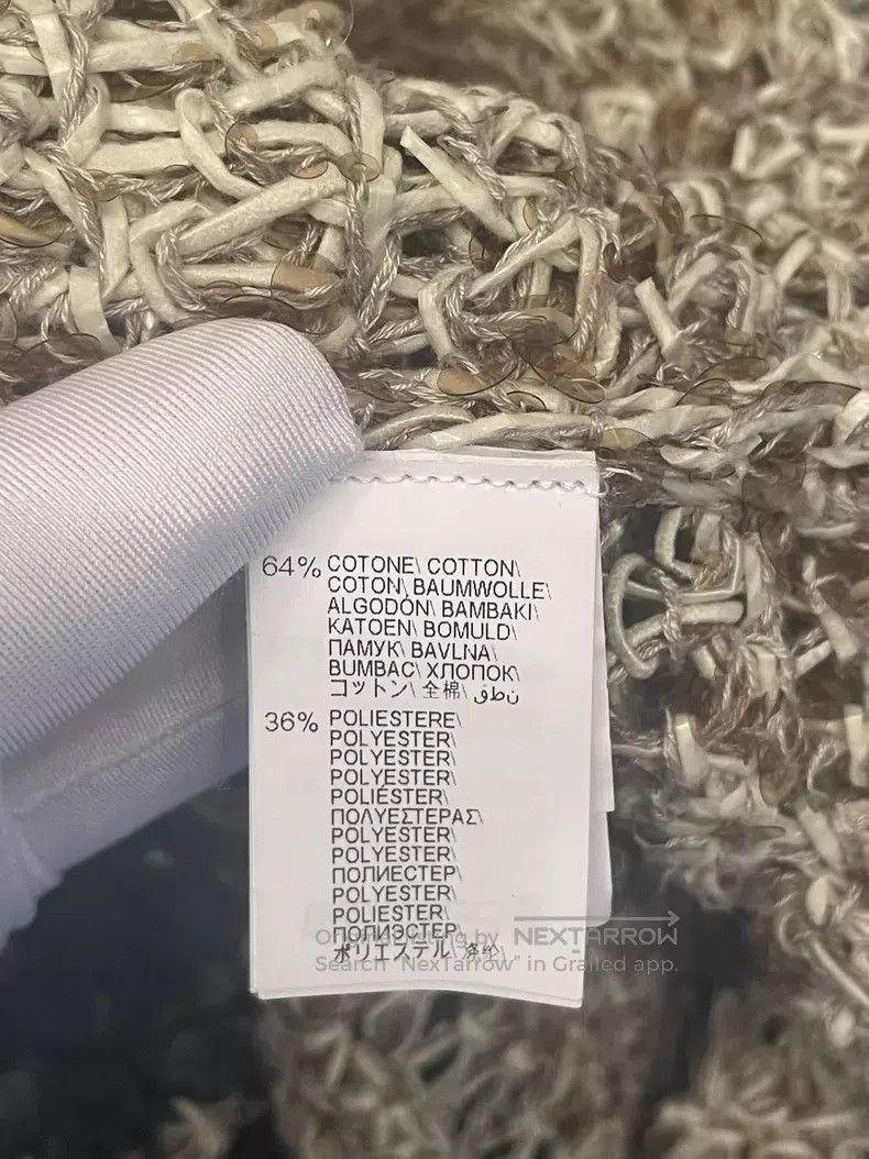 Brunello Cucinelli Brunello Cucinelli Beige mixed color sequin cotton and pol Size 3XL / US 20-22 - 4 Thumbnail