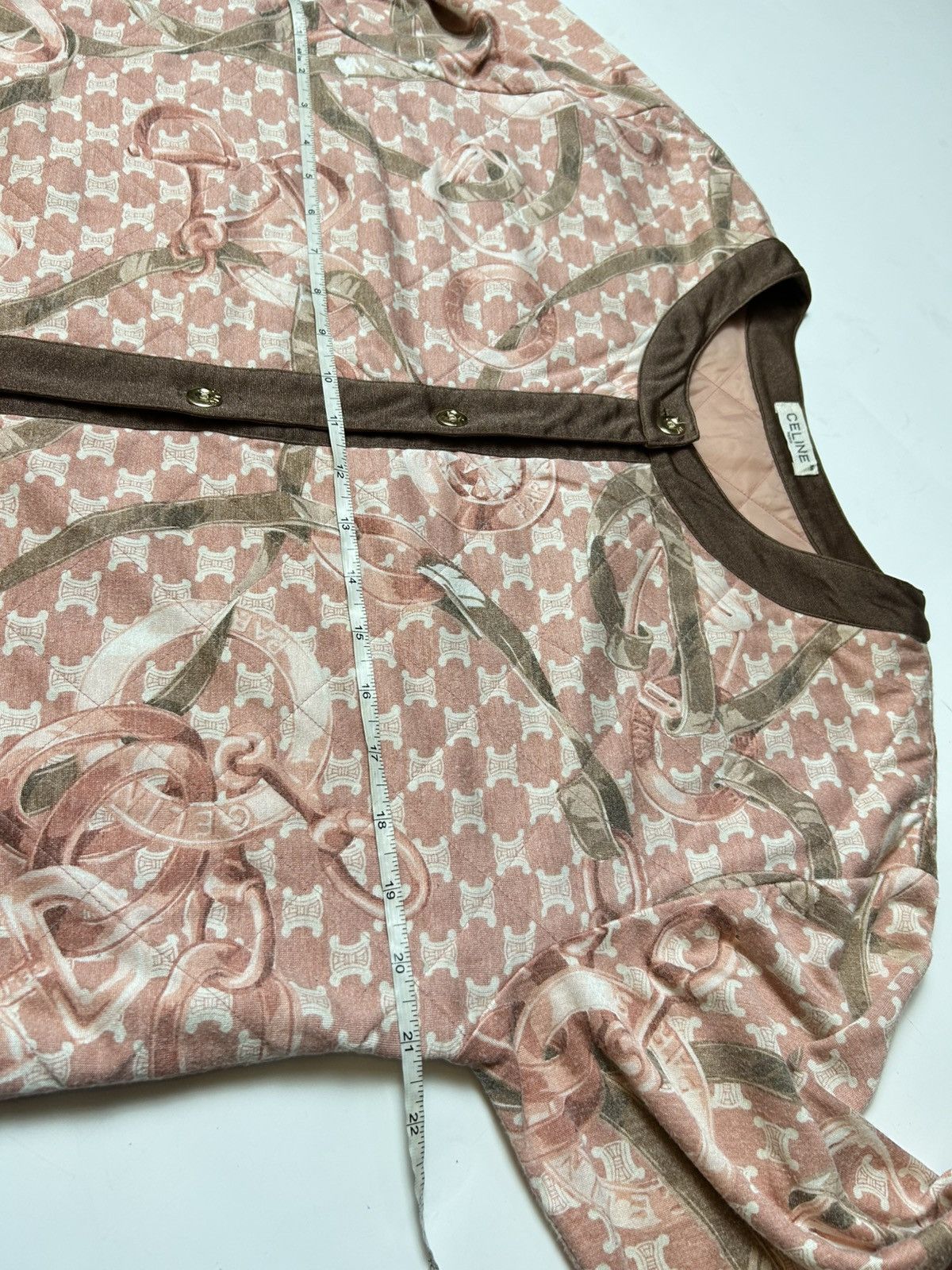 Celine × Designer CELINE MONOGRAM BUTTON UP CARDIGAN Size M / US 6-8 / IT 42-44 - 6 Thumbnail