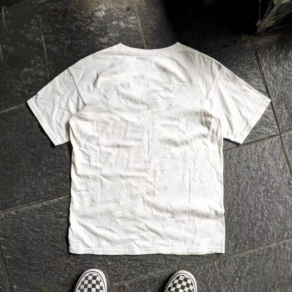 Vintage White retro cartoon mouse print t-shirt Size US M / EU 48-50 / 2 - 2 Thumbnail