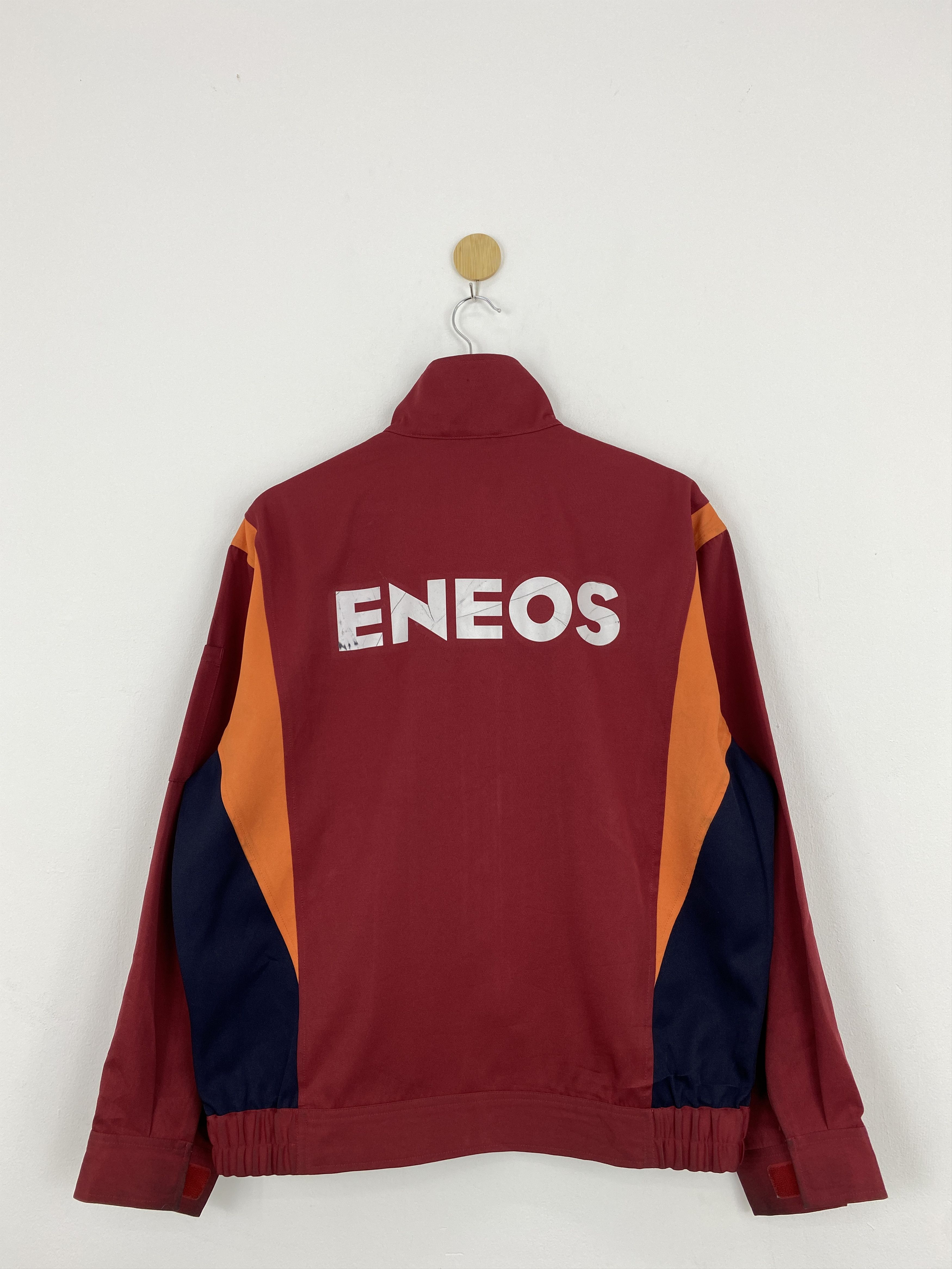 Japanese Brand Vintage Eneos Initial D Movie Worker Denim Jacket J1755 Size US XL / EU 56 / 4 - 3 Thumbnail