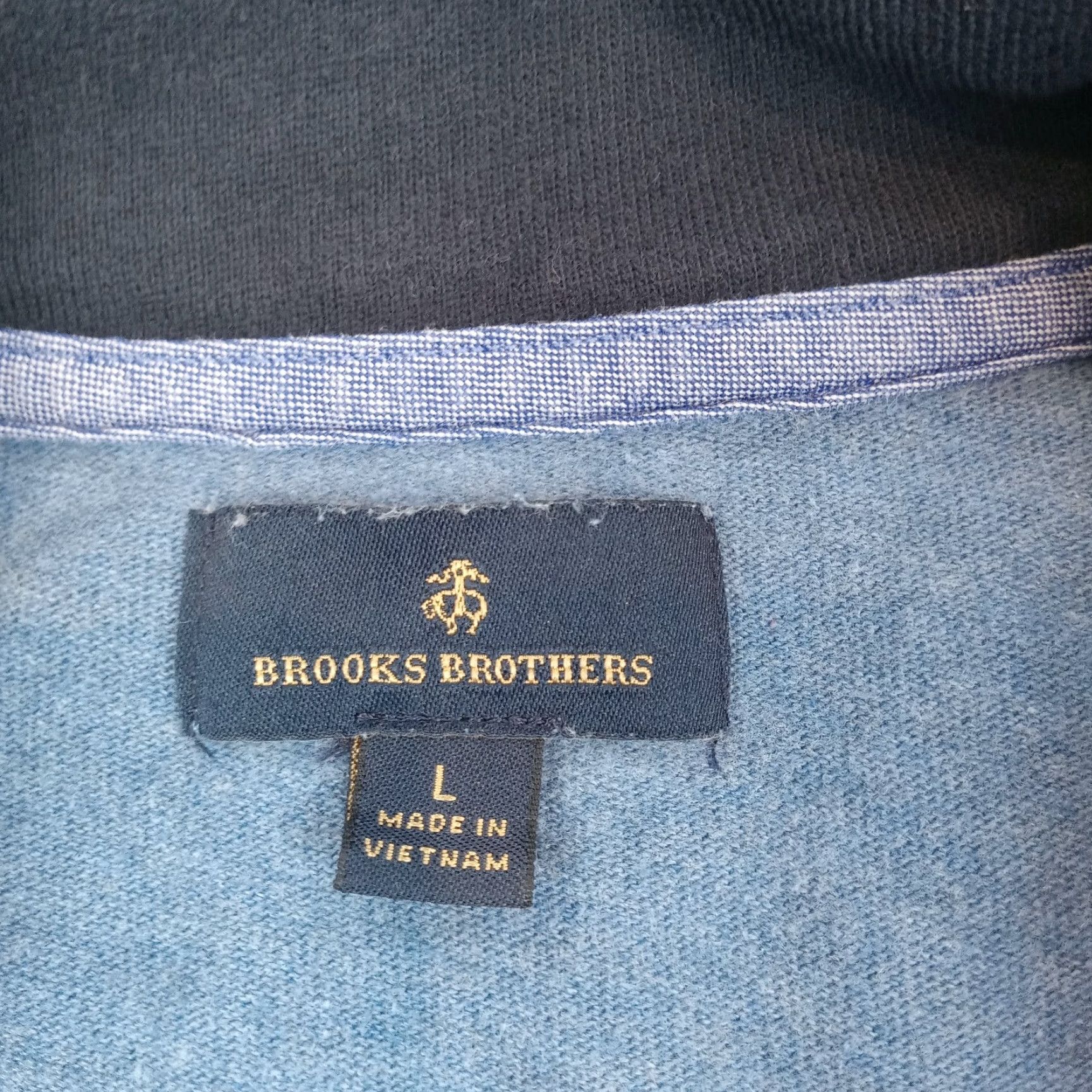 Brooks Brothers Brooks Brothers Mens Sweater Large XL Blue Long Sleeve Casual Size US L / EU 52-54 / 3 - 5 Thumbnail