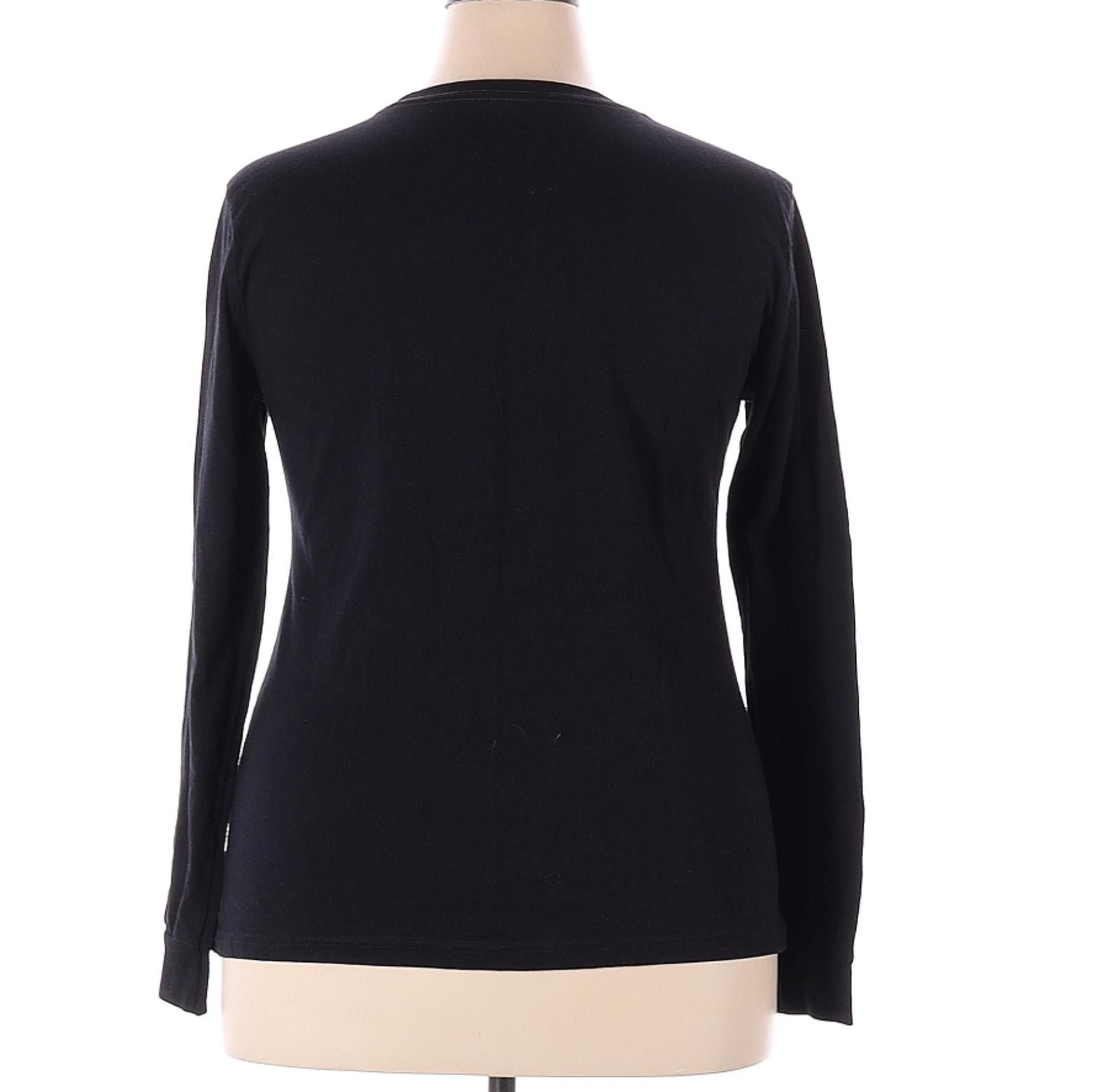 Mtv MTV Women's Long Sleeve Black T-Shirt Size XXL Size XXL / US 16-18 / IT 52-54 - 2 Thumbnail