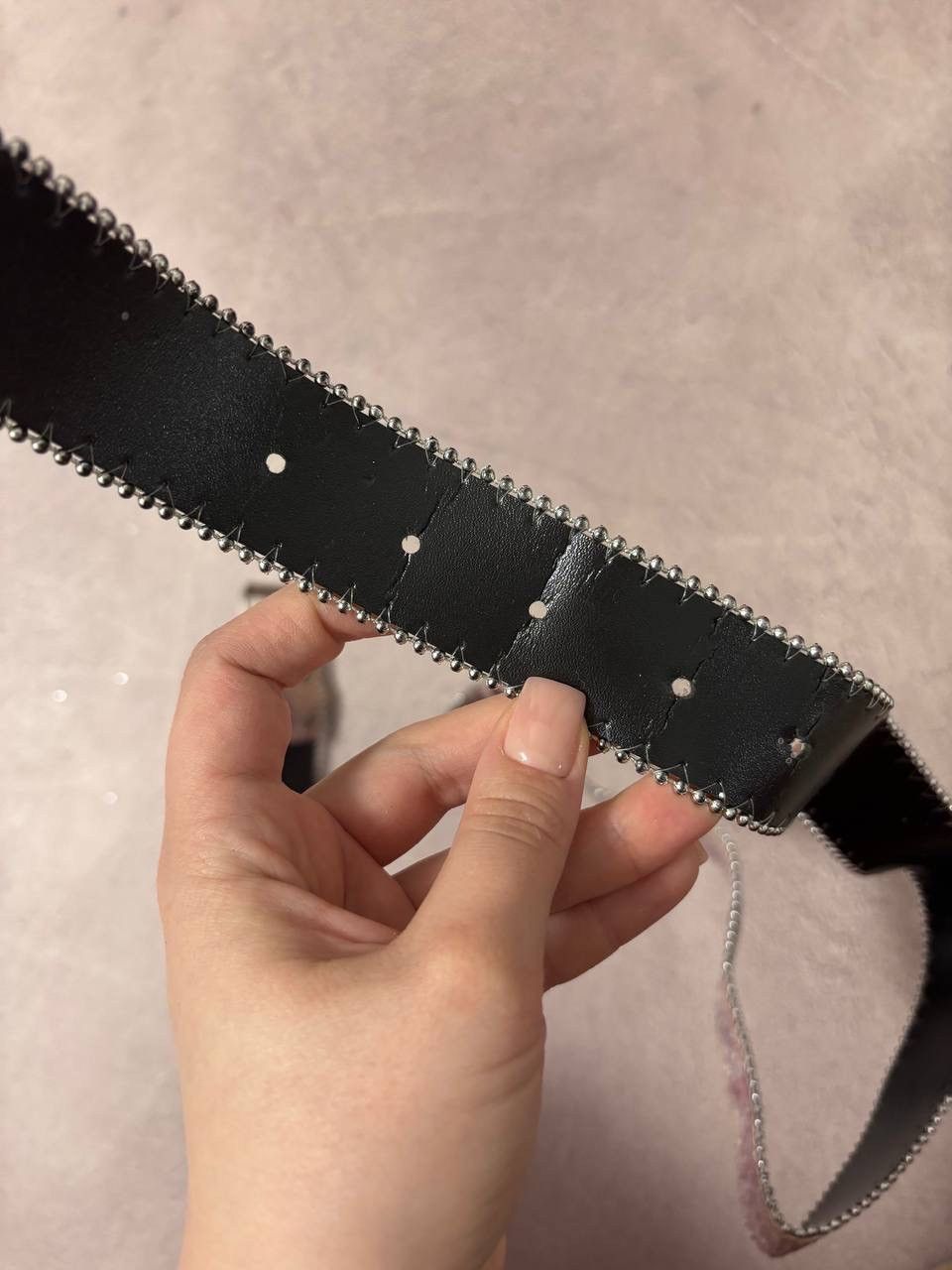 Japanese Brand Belt vintage japanese distressed rhinestones simon style Size ONE SIZE - 6 Thumbnail