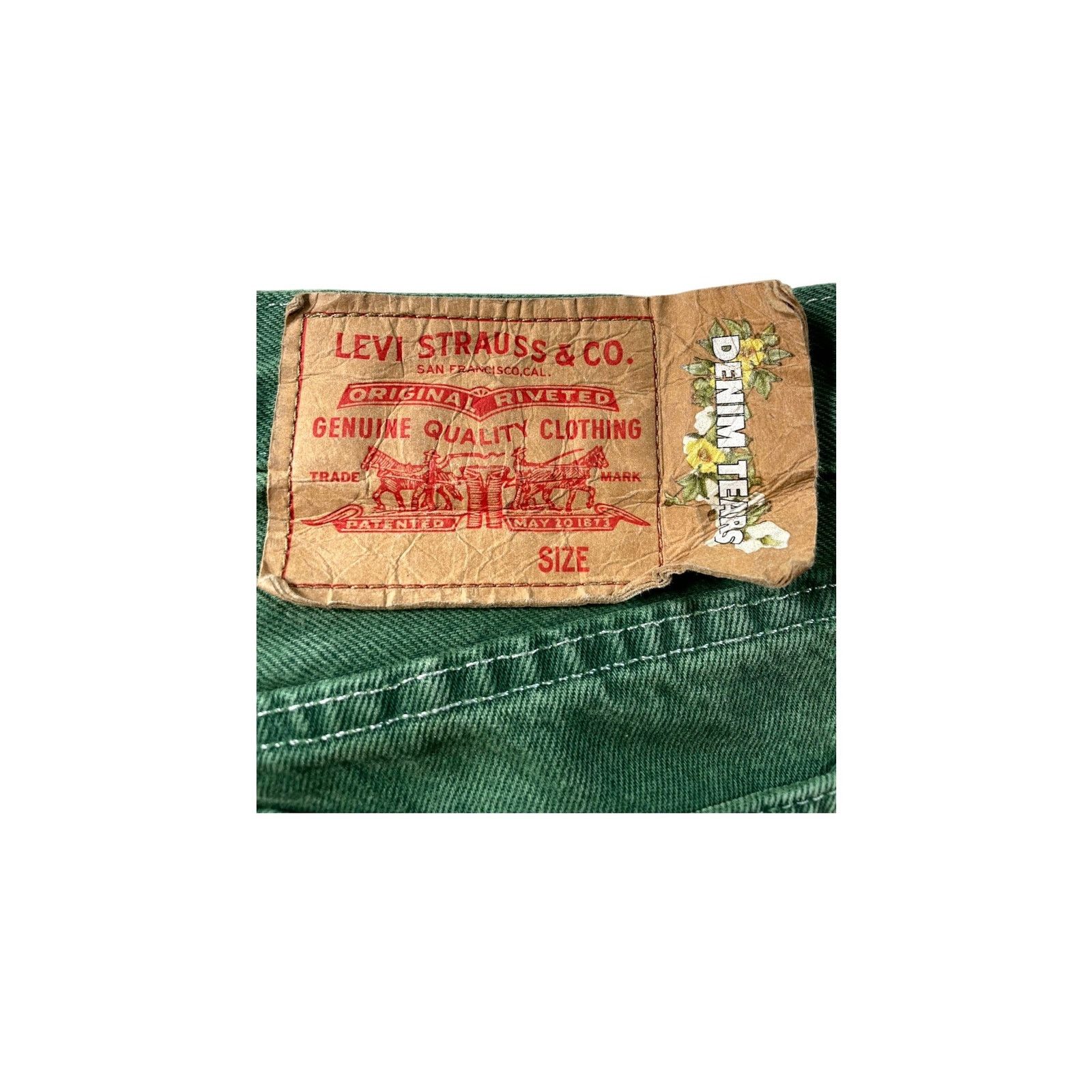 DENIM TEARS Denim Tears Plain Green Jeans Size US 30 / EU 46 - 4 Thumbnail
