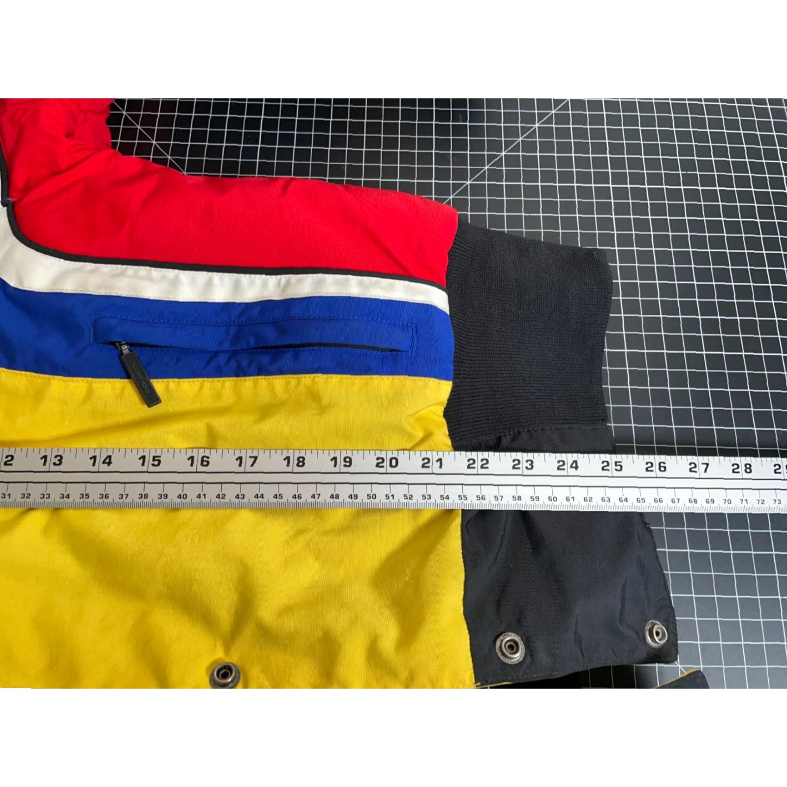 Vintage VINTAGE Polaris Jacket Women XL Yellow Blue Red 90s Bomber Full Zip Insulated Size XL / US 12-14 / IT 48-50 - 6 Thumbnail