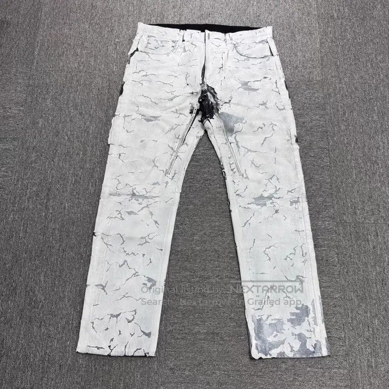 Givenchy Givenchy Size36 Plaster Crack Denim Pants Size US 36 / EU 52 - 1 Thumbnail