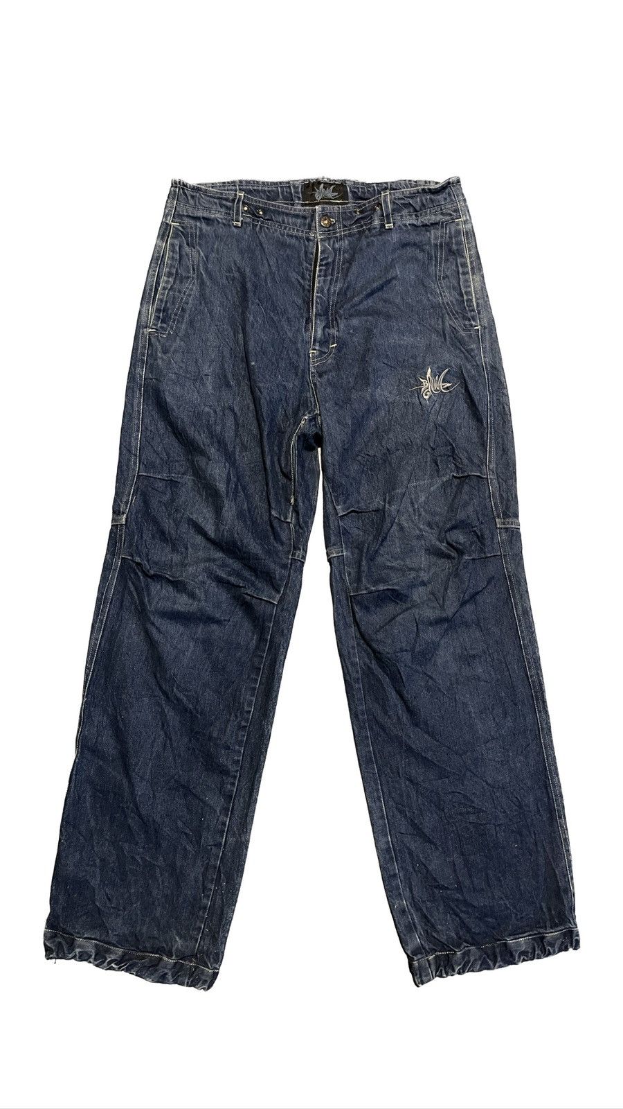 Ecko Unltd. CRAZY Y2K JnCo Style Embrodered Baggy Jeans | Grailed