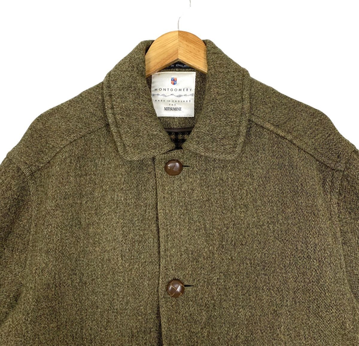 Original Montgomery Montgomery For Mitsumine Made In England Wool Jacket Size M Size US M / EU 48-50 / 2 - 2 Thumbnail