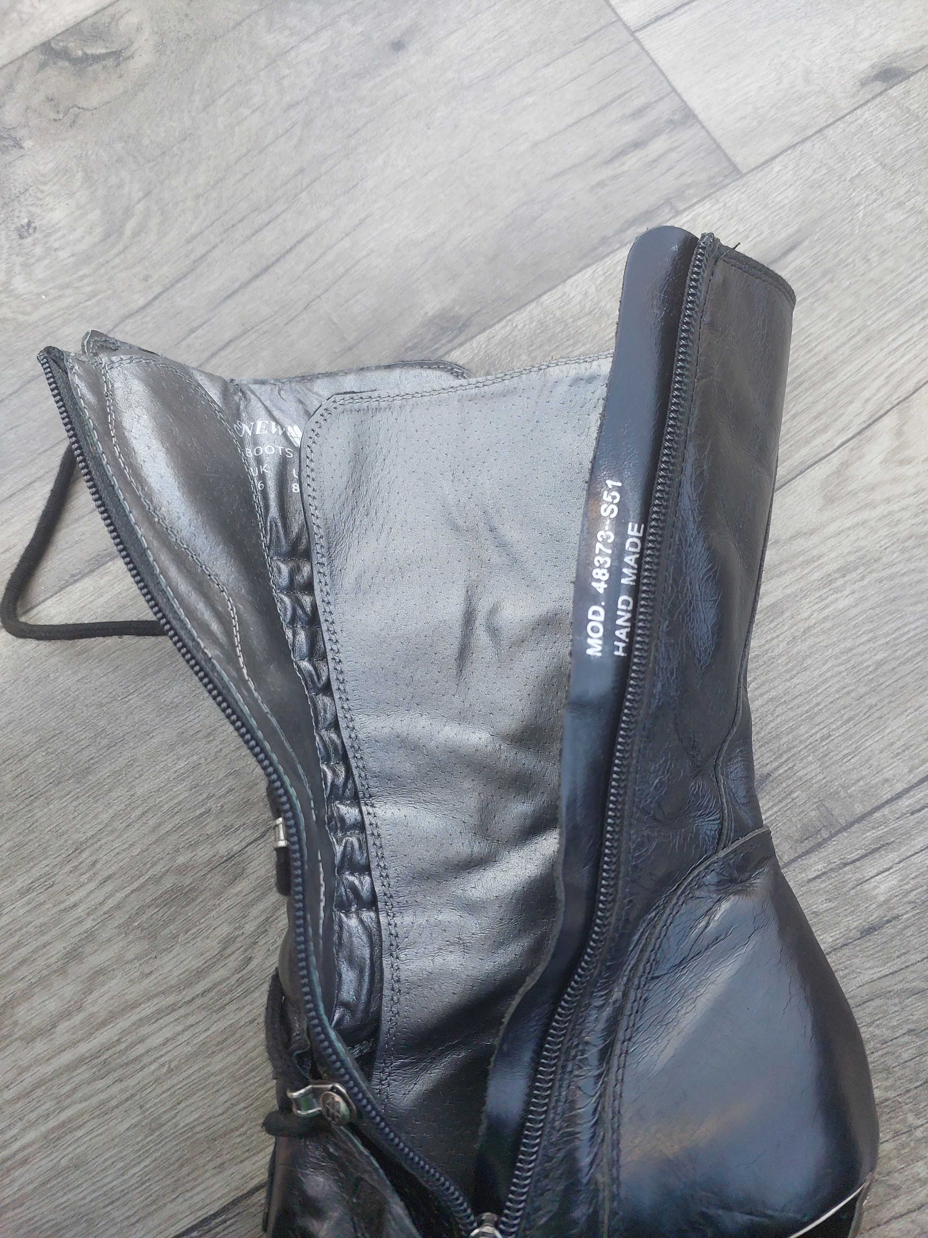 New Rock New Rock M-PUNK001-C1 heeled boots in black leather. Size US 9 / IT 39 - 12 Thumbnail