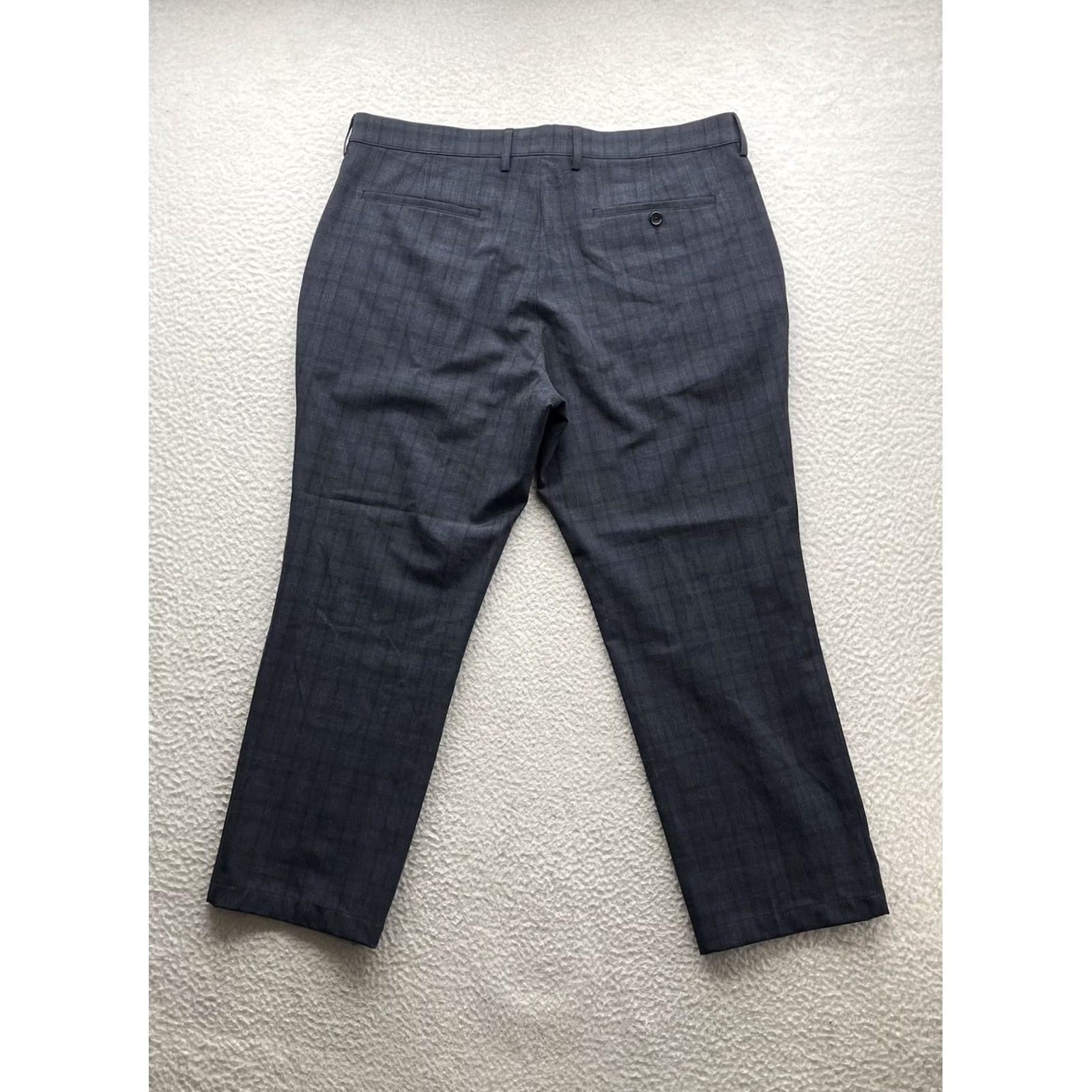J.Crew J.CREW Thompson Pants Mens 38x27 Gray Glenn Plaid Tapered Hemmed Dress Pants Regular Front Flat Front 7- pockets Mix Size US 38 / EU 54 - 5 Thumbnail