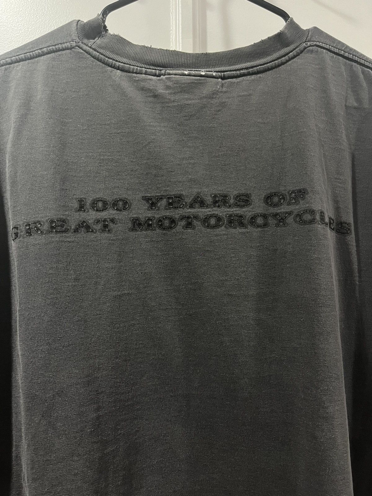 Harley Davidson Vintage Harley Davidson 100 Year Anniversary Tshirt Size US XXL / EU 58 / 5 - 4 Thumbnail