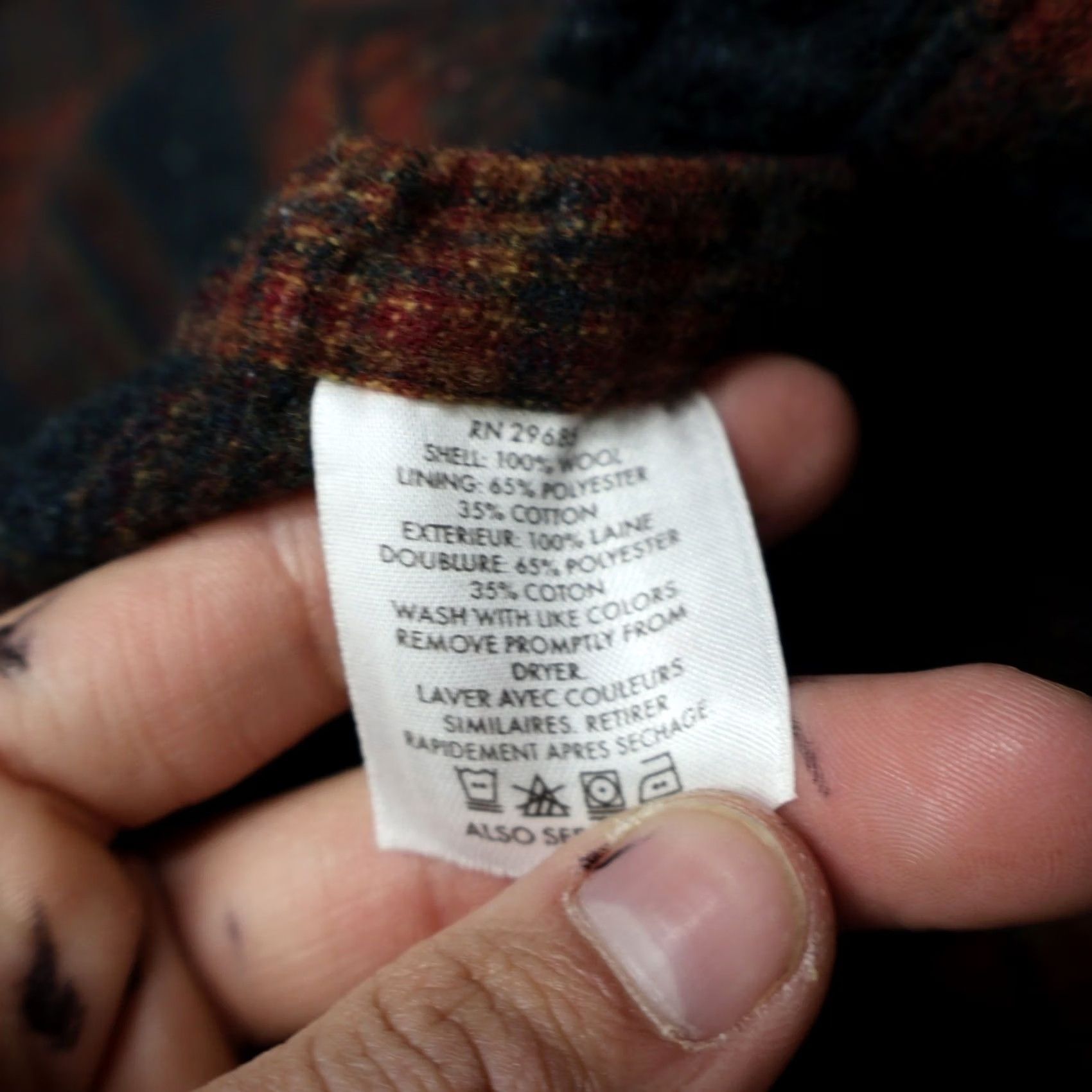 Pendleton Pendleton Black Plaid Virgin Wool Flannel Shirt Mens Medium Button Up Workwear Size US M / EU 48-50 / 2 - 5 Thumbnail