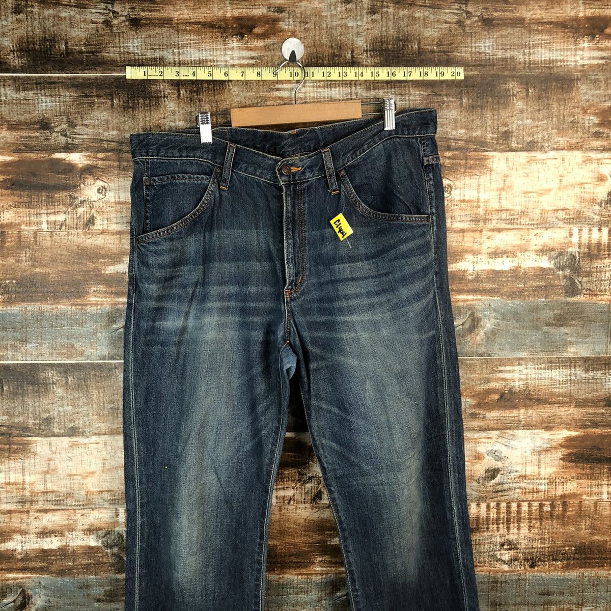 Edwin Edwin japan vintage faded Blue ripped Denim Pants #A1404 Size US 36 / EU 52 - 2 Thumbnail