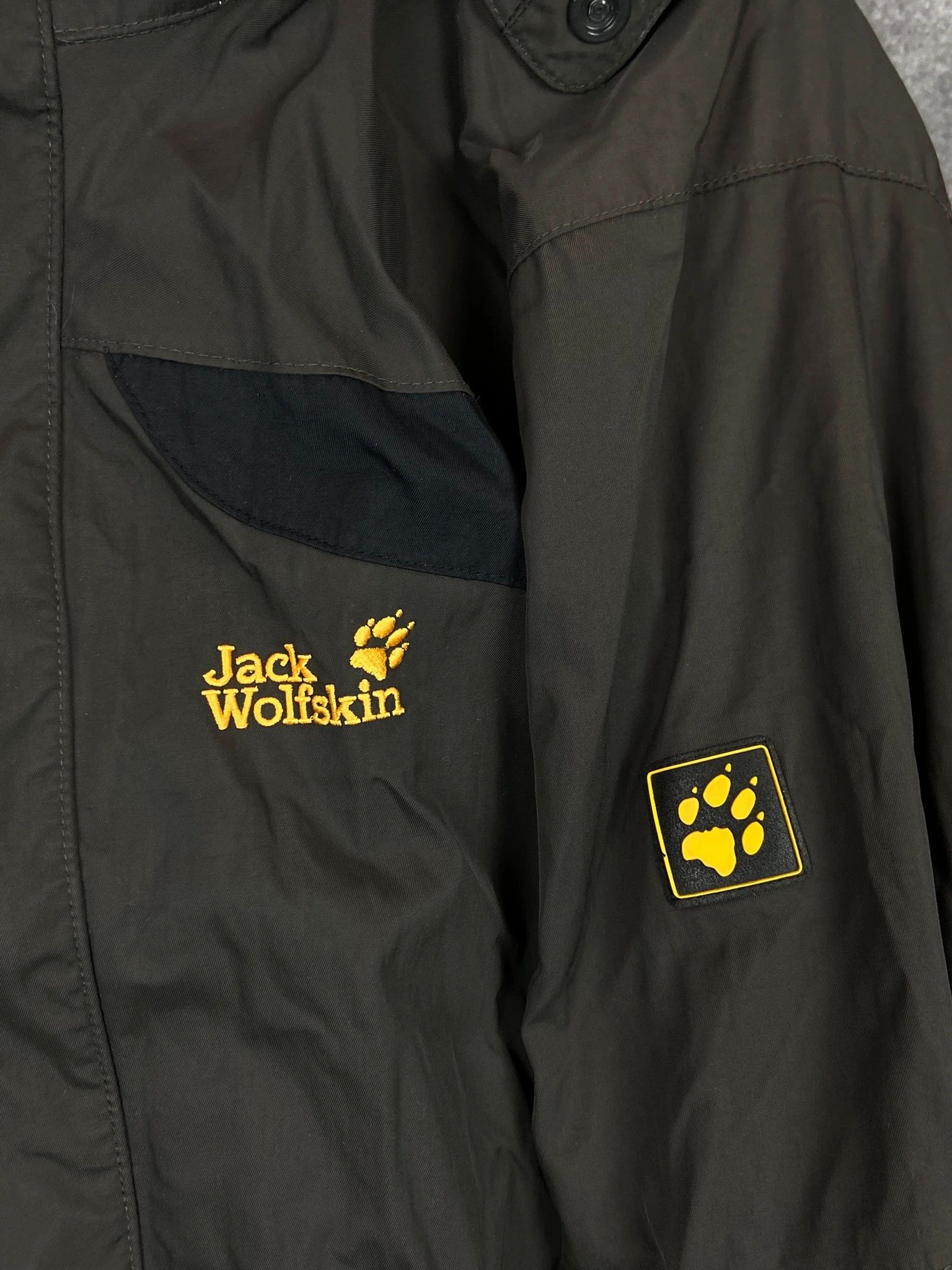 Jack Wolfskin Jack Wolfskin Windbreaker Grey Outdoor Hiking Shell Jacket Size US S / EU 44-46 / 1 - 2 Thumbnail