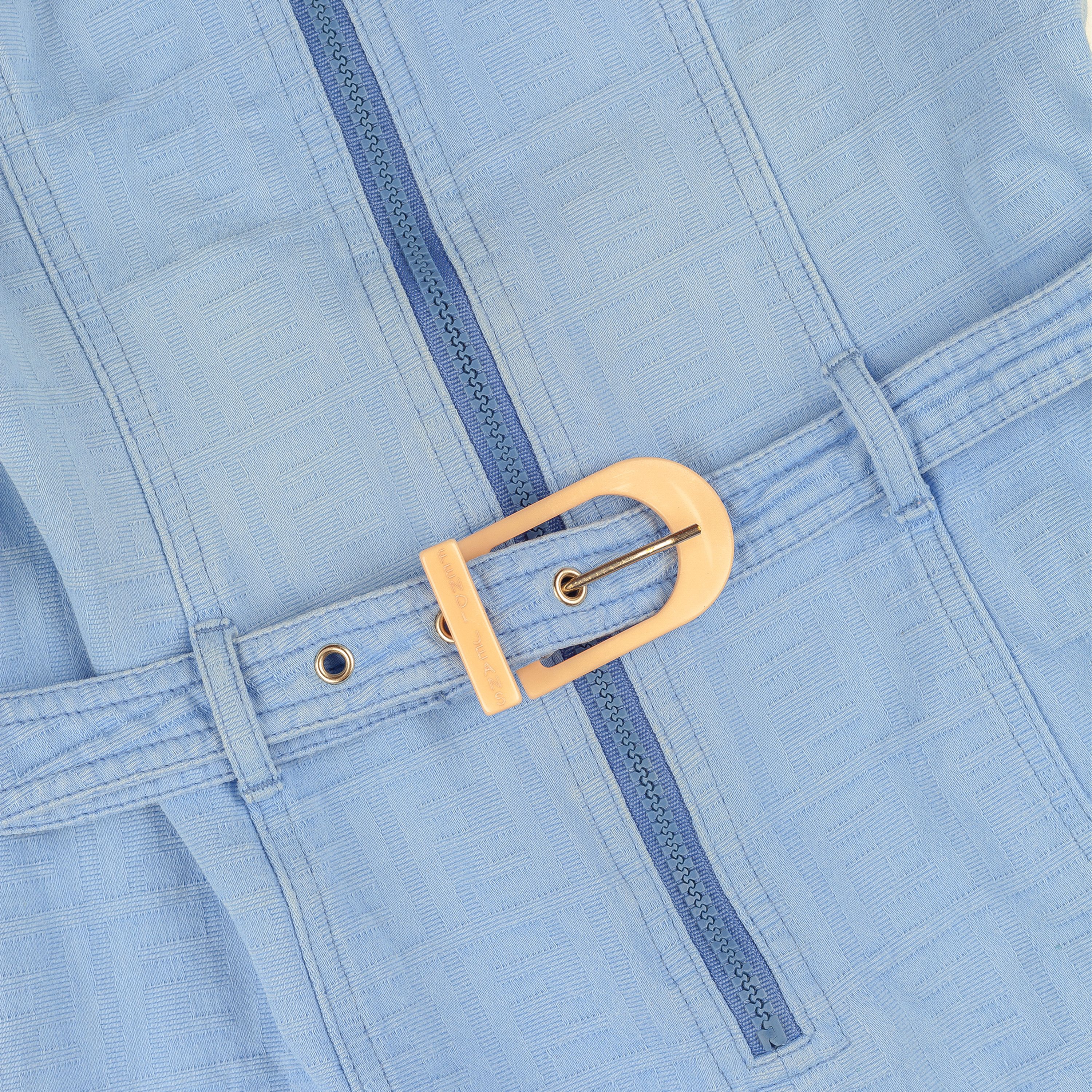 Fendi Fendi Zucca Vintage Baby Blue Monogram Dress (S) Size S / US 4 / IT 40 - 5 Thumbnail