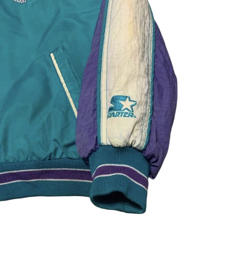 Starter Vintage Starter Nba Charlotte Hornets Jacket Hoodie Size US L / EU 52-54 / 3 - 5 Thumbnail