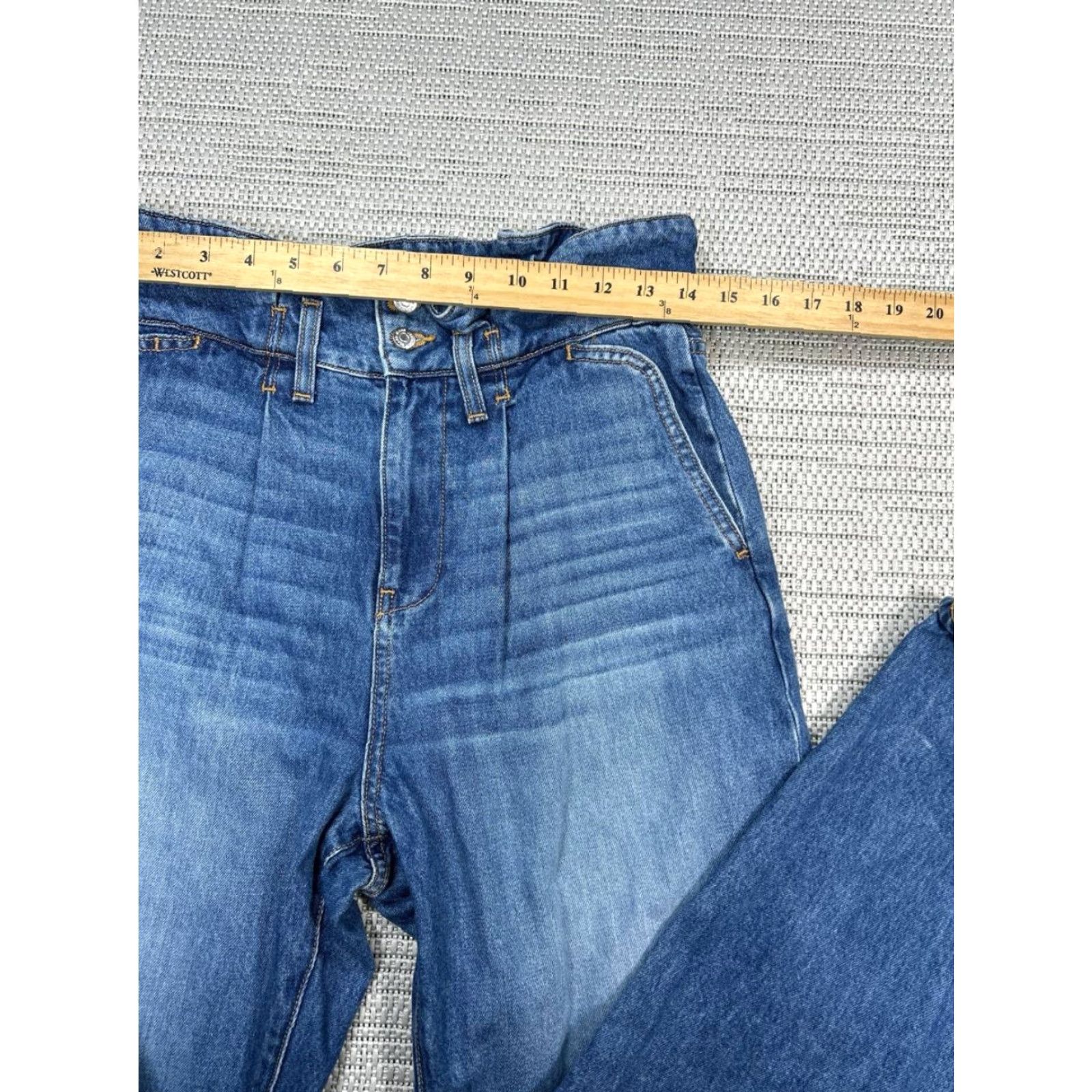Veronica Beard VERONICA BEARD Jeans Addie Extra High Rise Beacon Womens 27 Blue 28x26 Vintage No Size 27" / US 4 / IT 40 - 7 Thumbnail