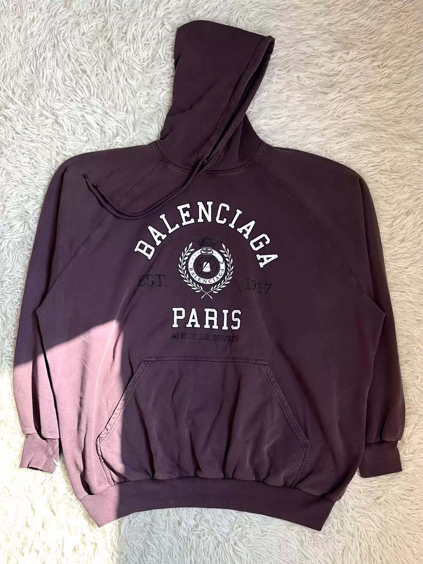 Balenciaga crown hoodie hotsell