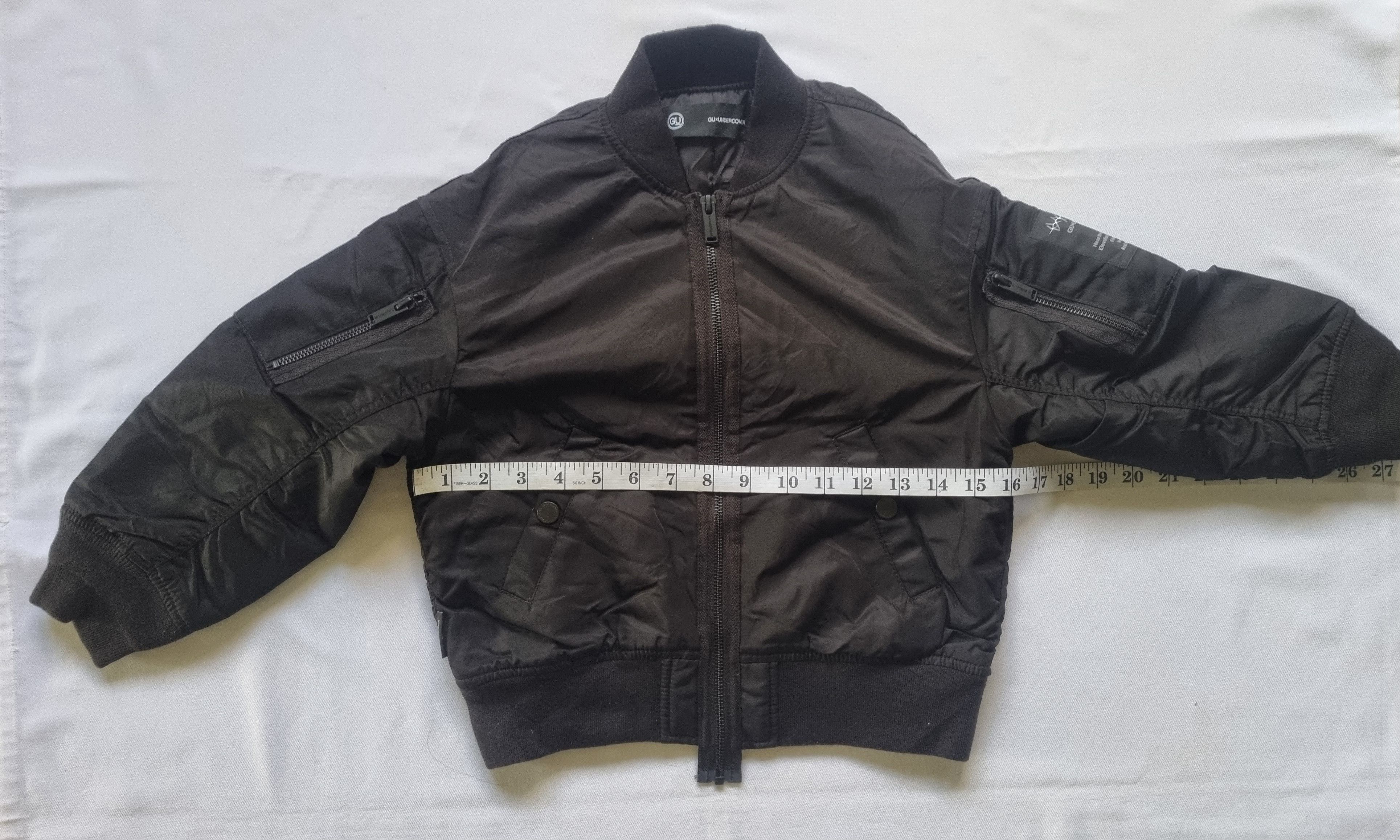Japanese Brand × Jun Takahashi × Undercover Undercover X GU Freedom Noise Bomber Jacket For Small Boys Size US XXS / EU 40 - 4 Thumbnail
