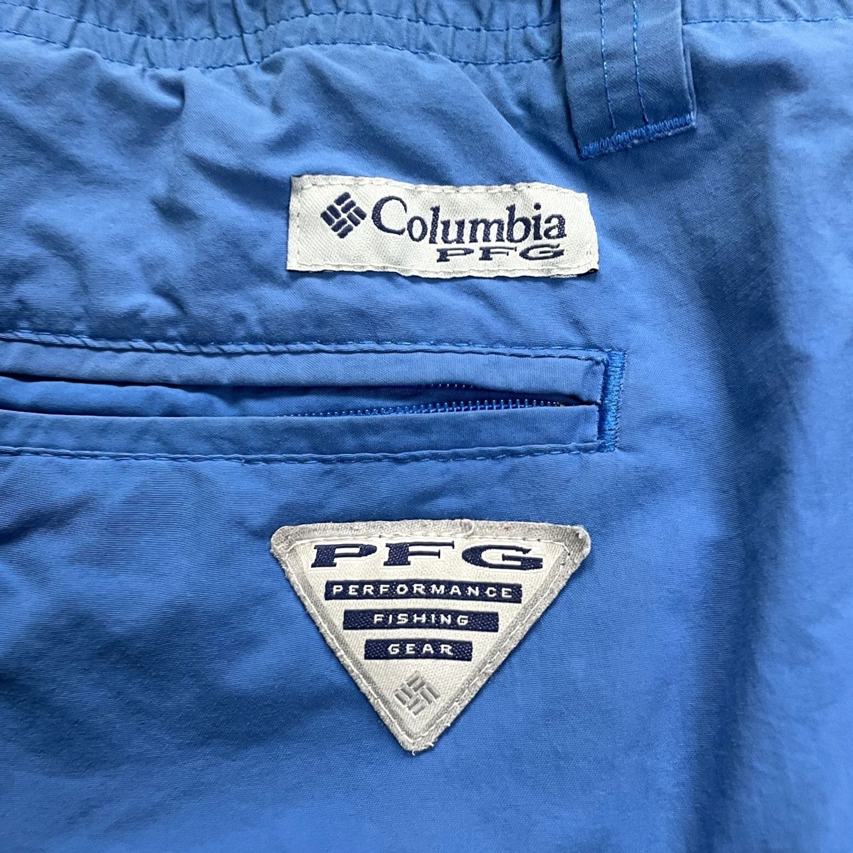 Vintage Columbia Backcast PFG Omni Shade Water Shorts Mens Large Blue Fishing Outdoor Size US 33 - 4 Thumbnail