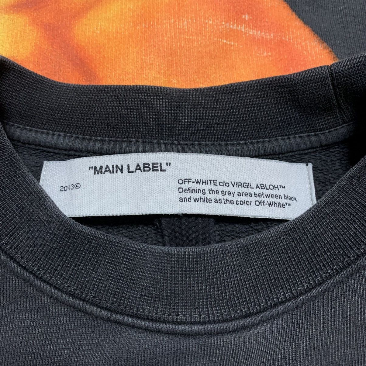 Off-White Off White Medium Hand Logo Off Black Sweatshirt Virgil Abloh Size US M / EU 48-50 / 2 - 6 Thumbnail