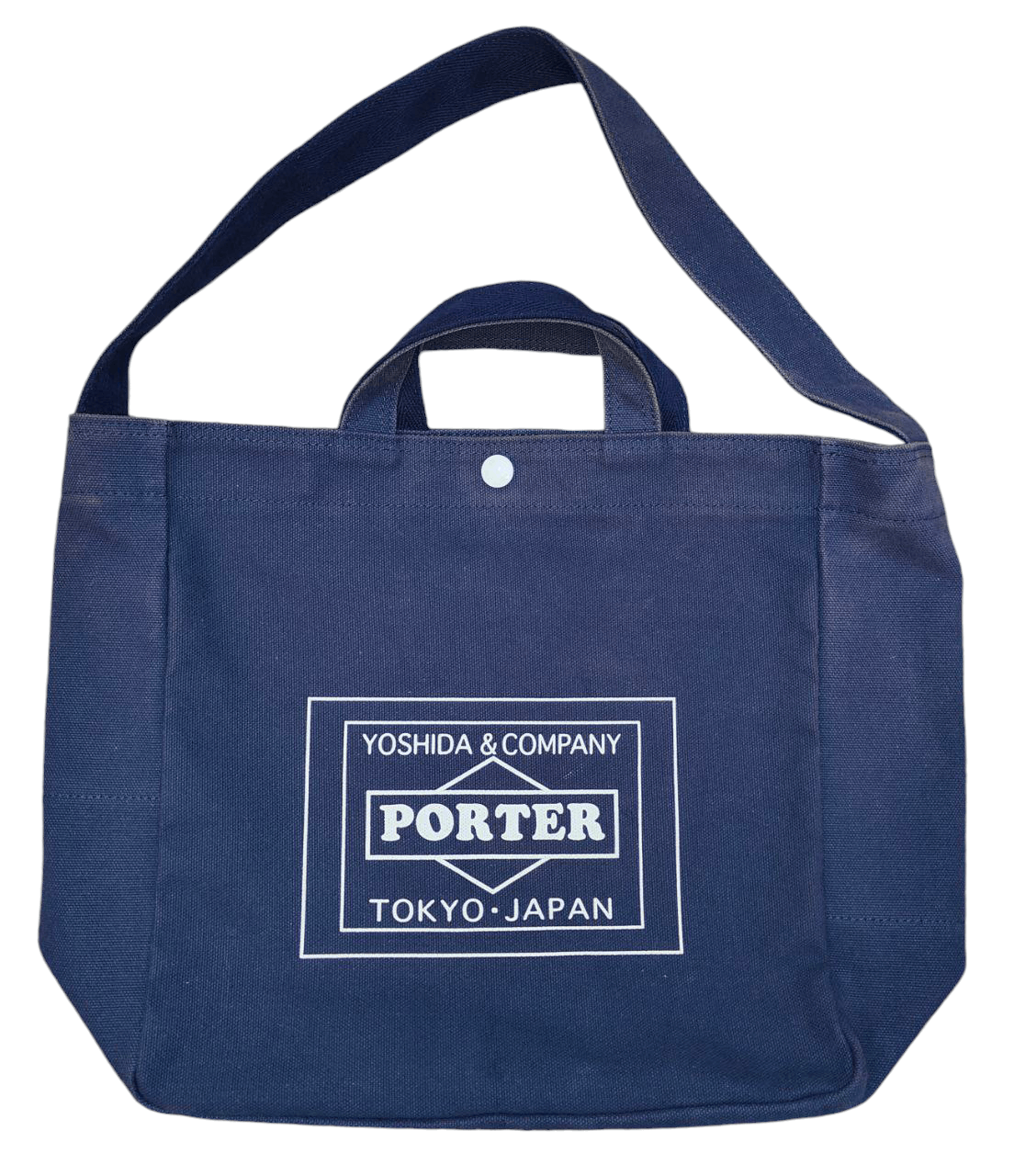 Head Porter x Porter Mini Tote Bag in Blue, Men's