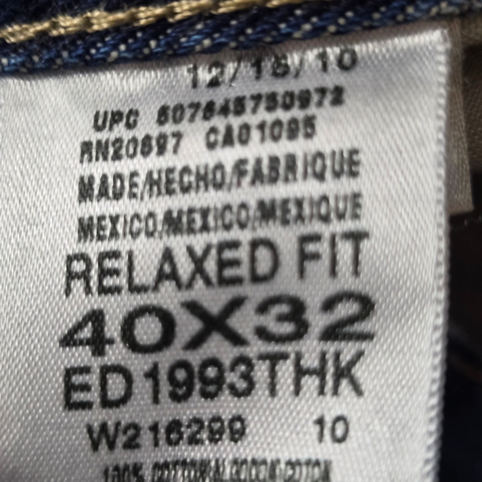 Dickies Dickies Relaxed Fit Carpenter Blue Denim Jeans Size 40x32 Size US 40 / EU 56 - 4 Thumbnail