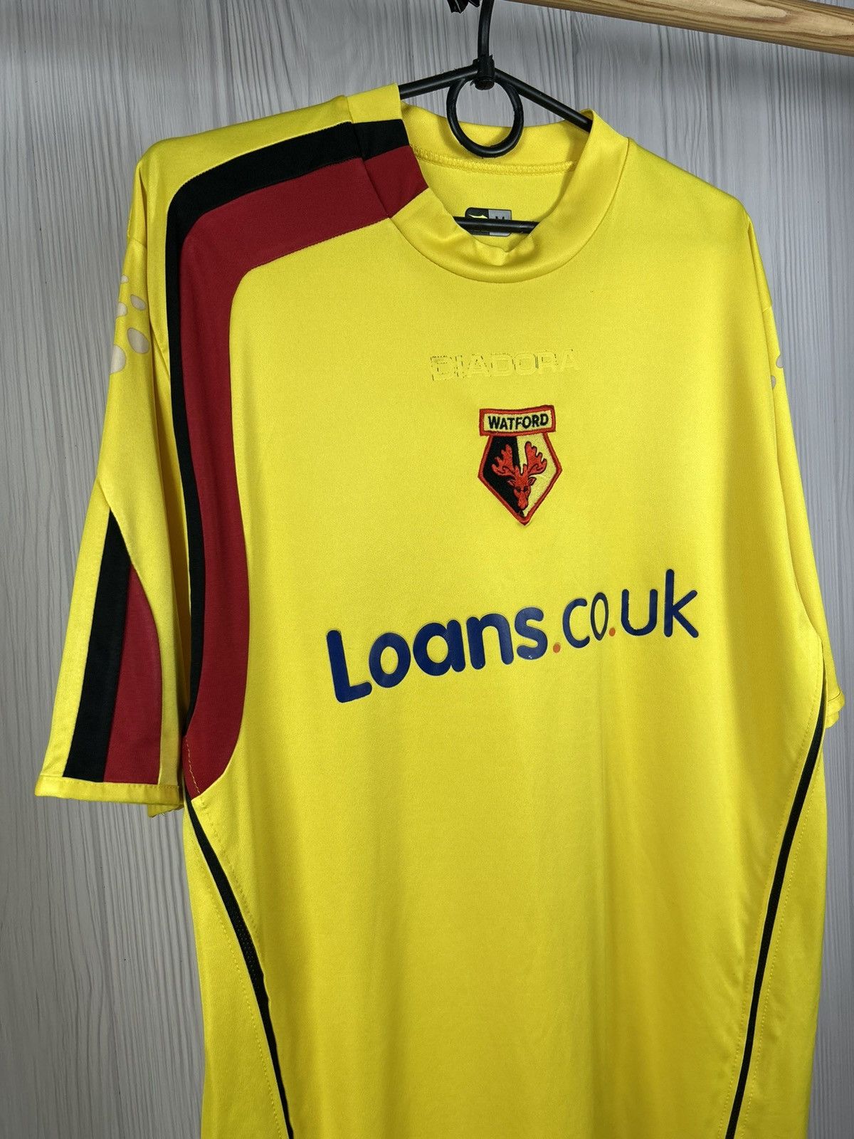 Diadora Watford 2005 2006 Home Football Soccer Jersey Diadora Mens M Size US M / EU 48-50 / 2 - 2 Thumbnail