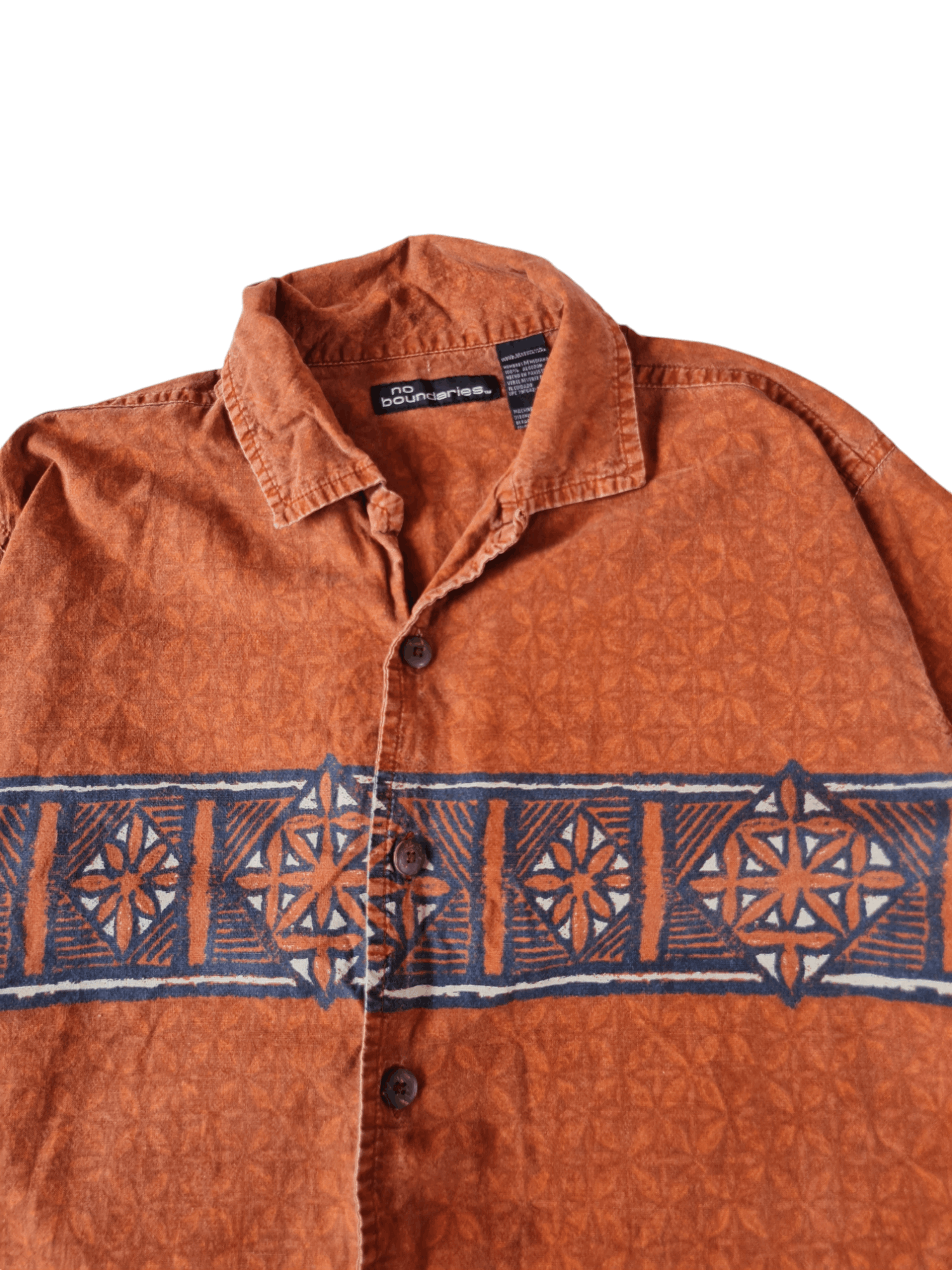 Vintage Vtg No Boundaries Shirt Button Up Size US M / EU 48-50 / 2 - 3 Thumbnail