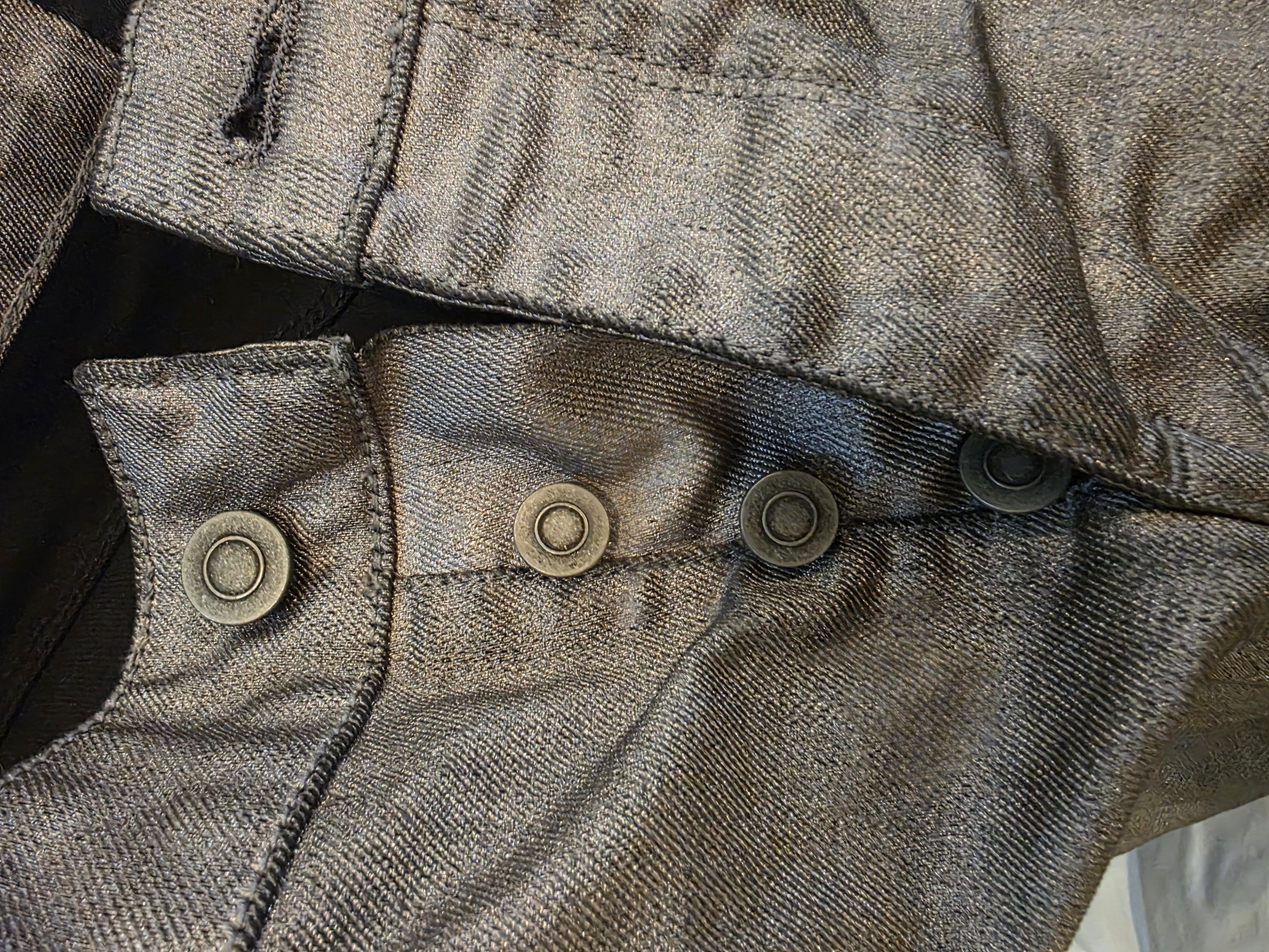 Asos Waxed Denim shiny Size US 34 / EU 50 - 6 Thumbnail