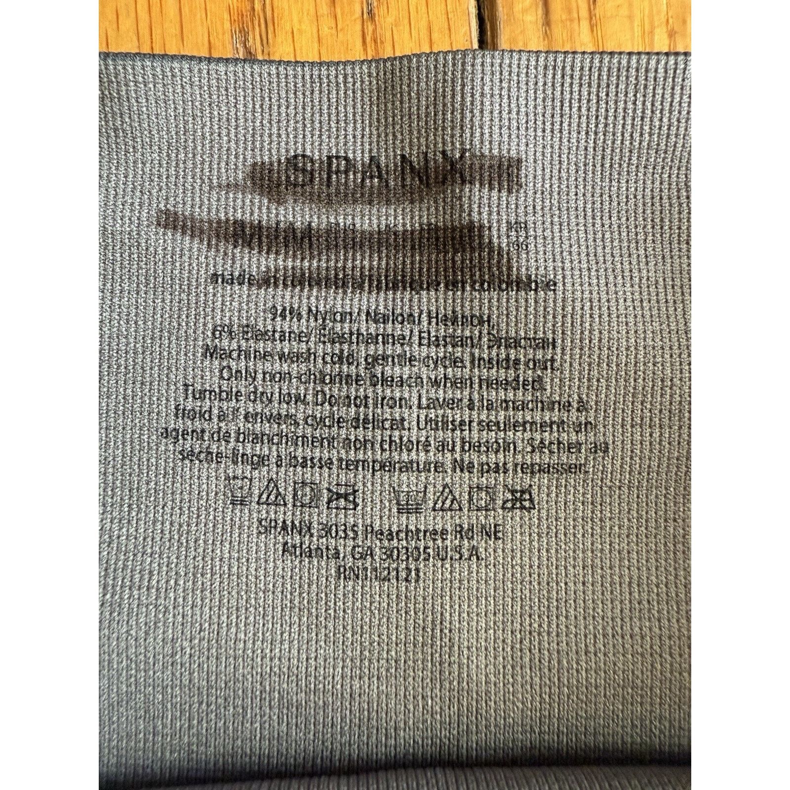 Spanx Spanx Leggings Black Camo Gorpcore Tummy Control EUC Size M Size 26" / US 2 / IT 38 - 4 Thumbnail