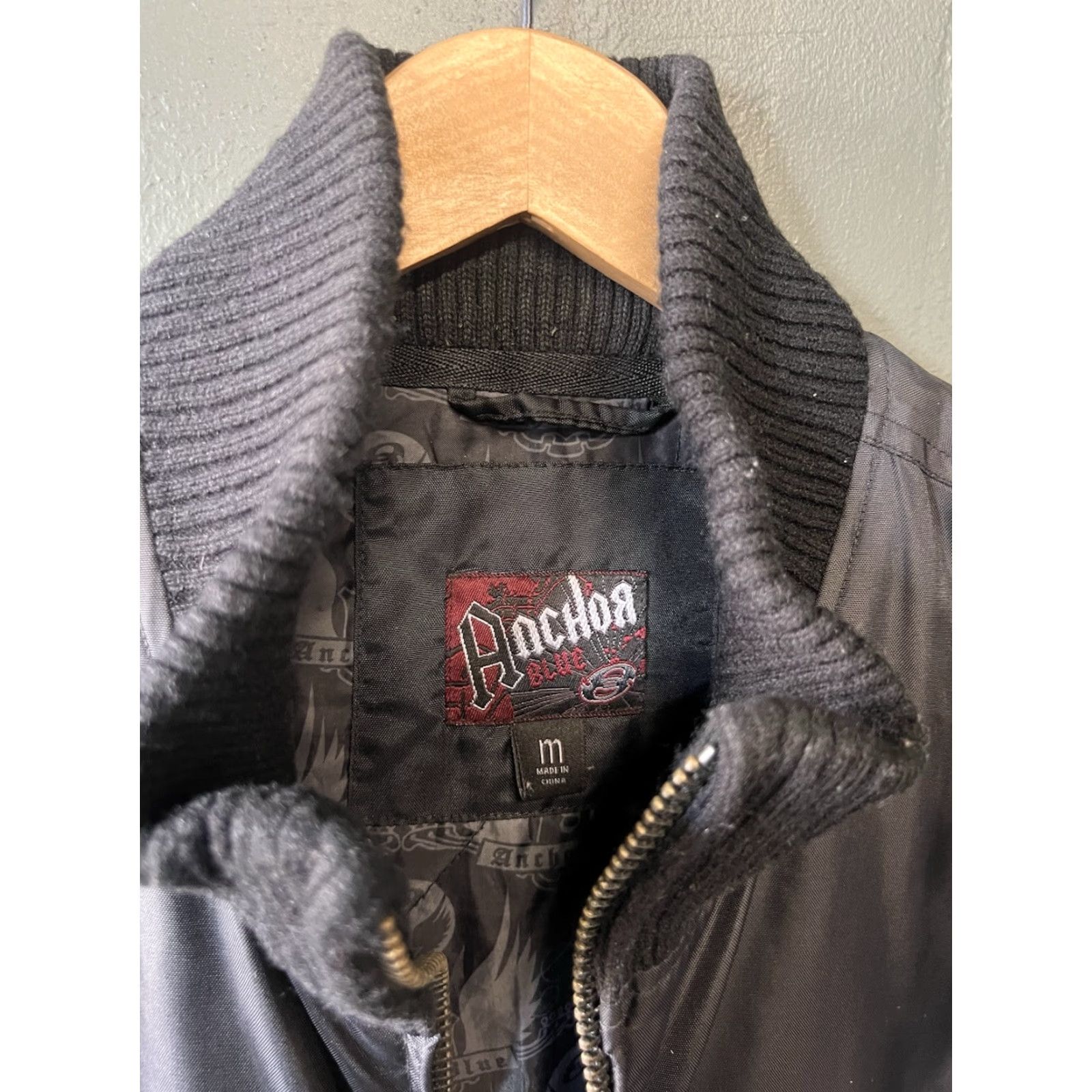 Anchor Blue VINTAGE Anchor Blue Mens Black Full Zip Puffer Jacket M Jacket Black Puffer Mens Vintage Size US M / EU 48-50 / 2 - 3 Thumbnail
