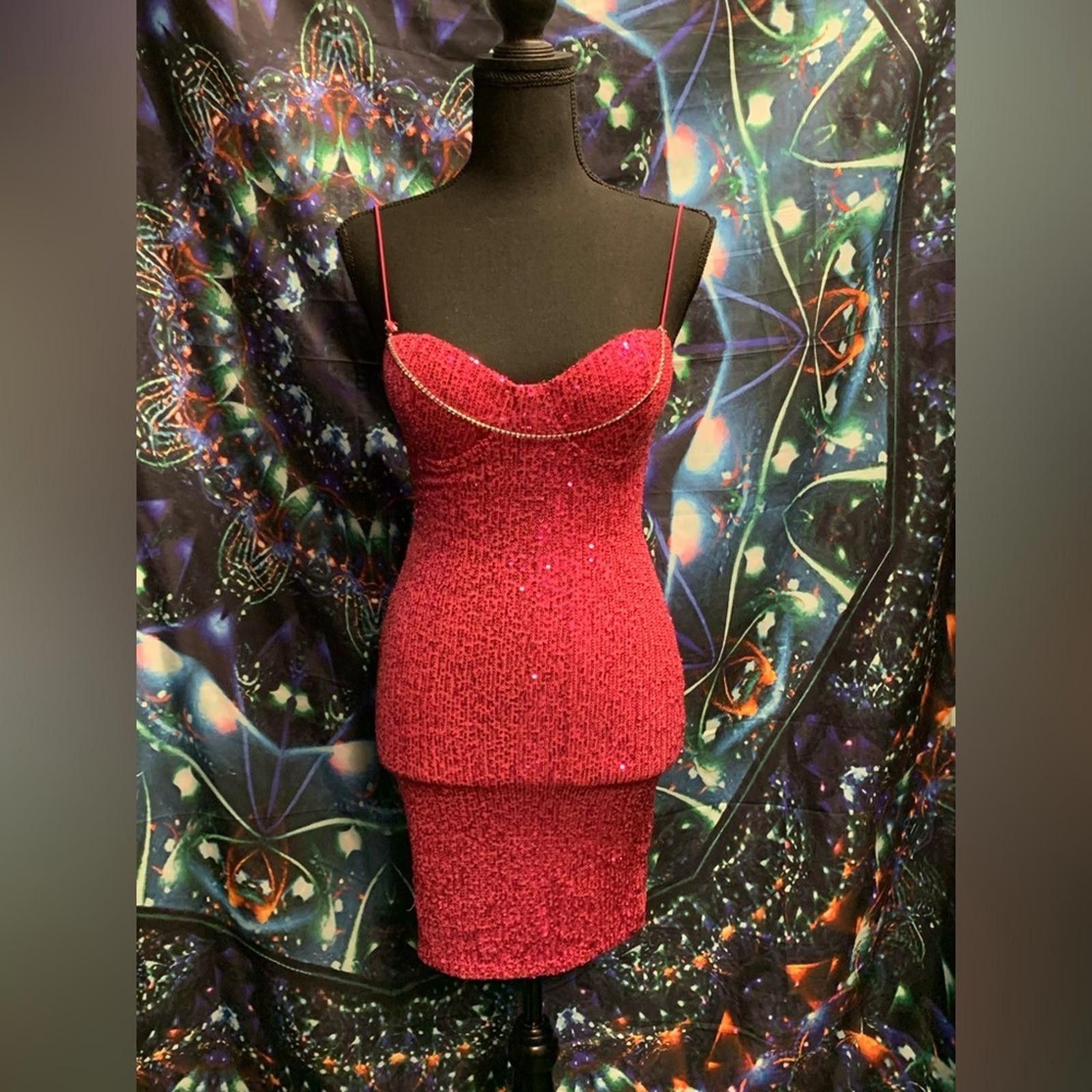 Windsor Smith Hot pink sequin dress Size XS / US 0-2 / IT 36-38 - 1 Thumbnail