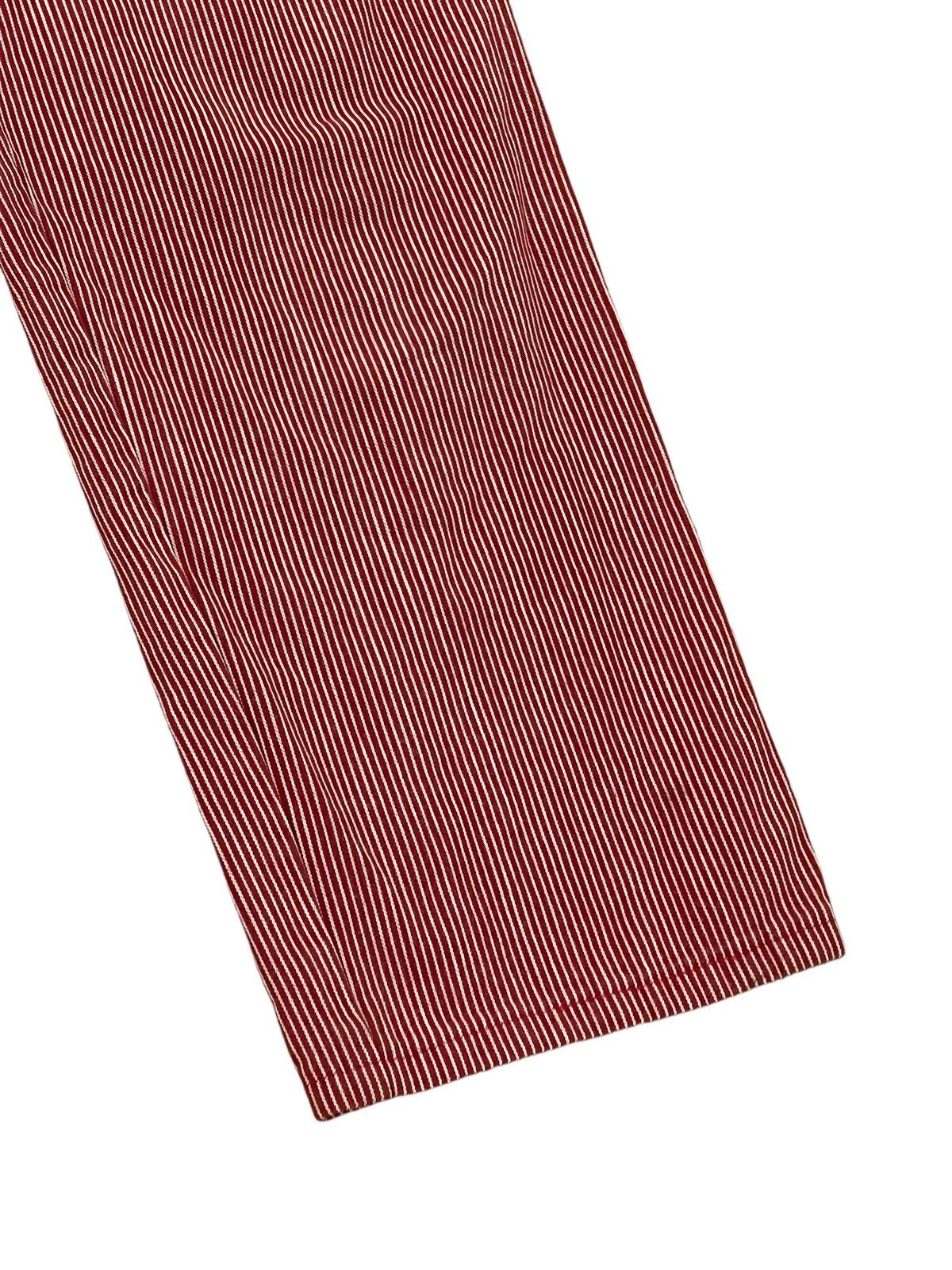 Japanese Brand Hickory Bush Jeans Pink House Japan Striped Regular 7🟦9 Size US 28 / EU 44 - 3 Thumbnail