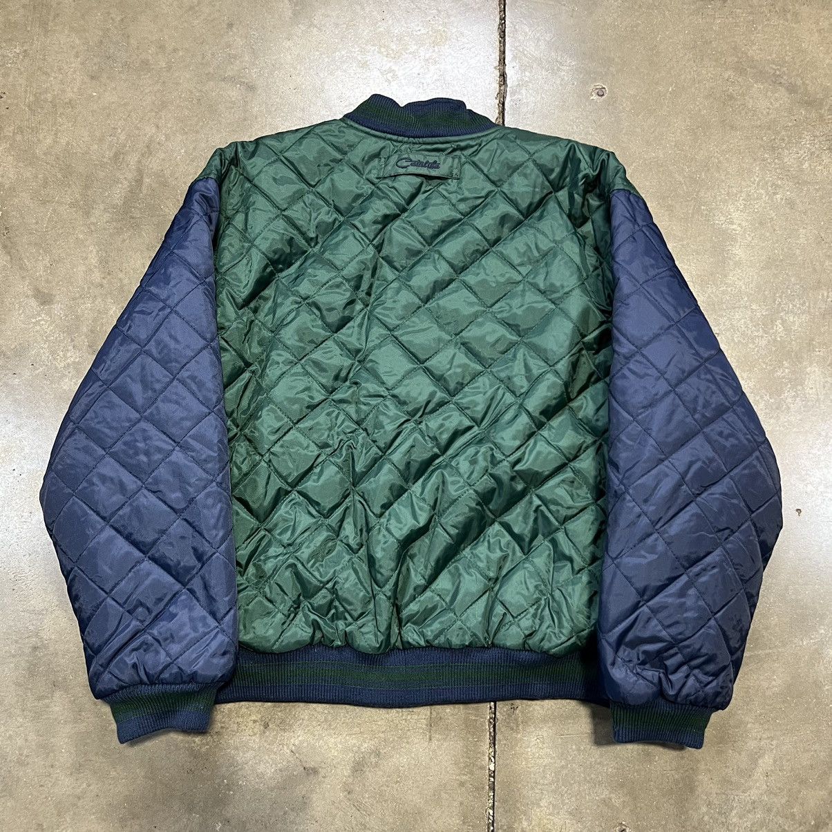Catalina × Vintage Vintage 90s Catalina Quilted Bomber Jacket Puffer Reversible Size US L / EU 52-54 / 3 - 5 Thumbnail