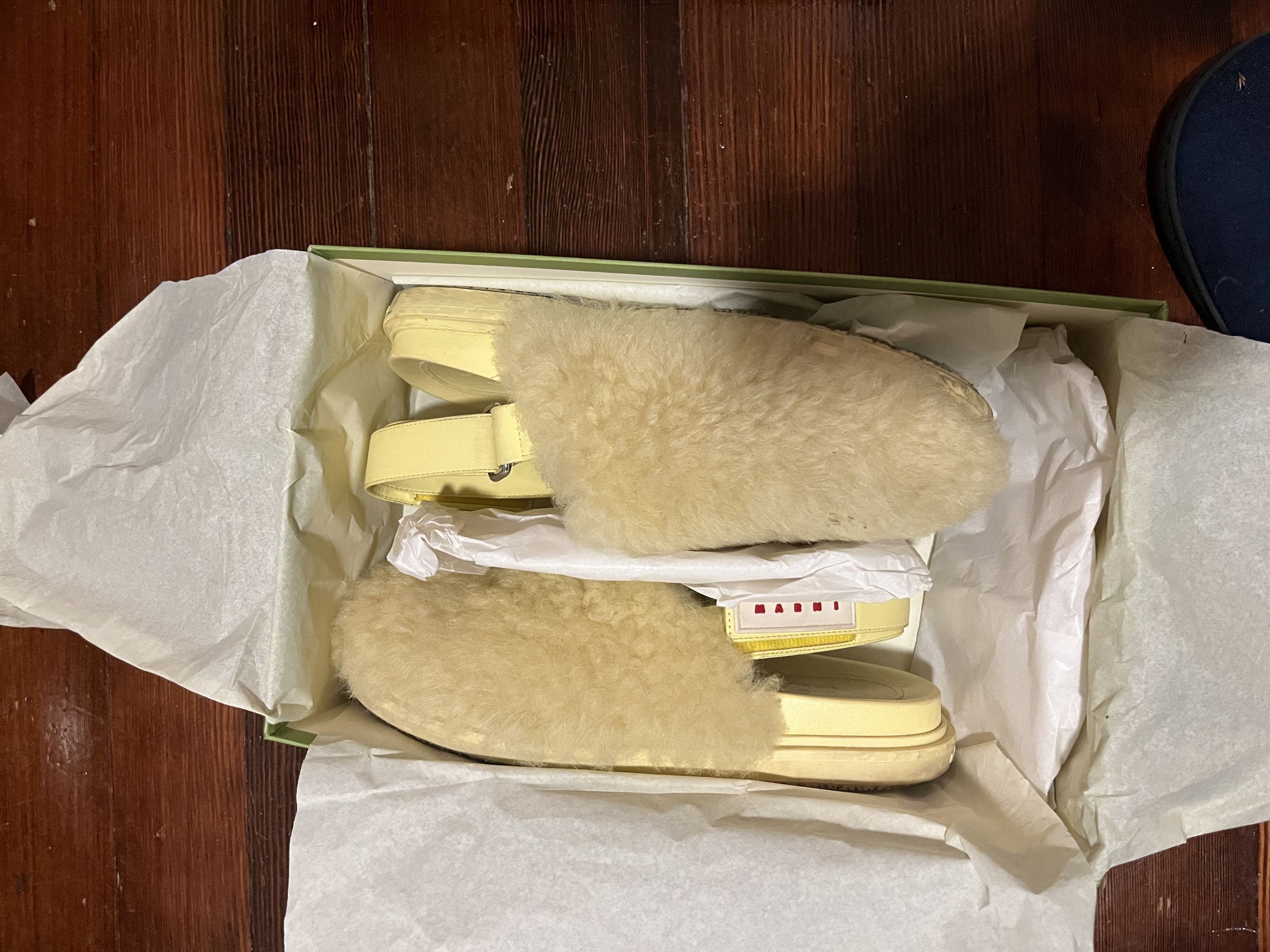 Marni Marni Yellow Mule Clog Sandals Size US 8 / IT 38 - 5 Thumbnail