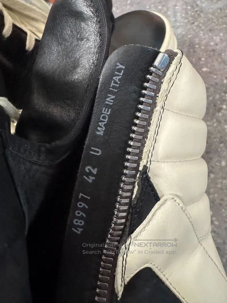 Rick Owens Rick Owens Black and White High. Size US 9 / EU 42 - 8 Thumbnail
