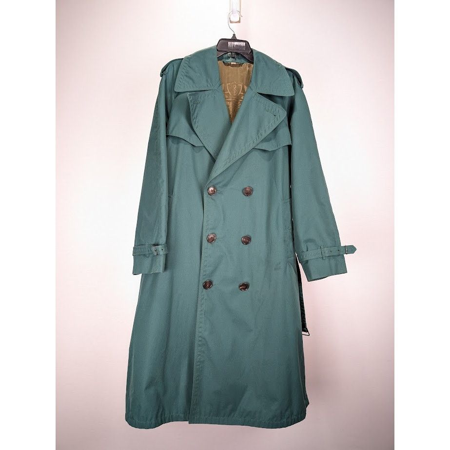 Burberry o1rshd1 CC20 Long Coat in Green Size US M / EU 48-50 / 2 - 1 Thumbnail