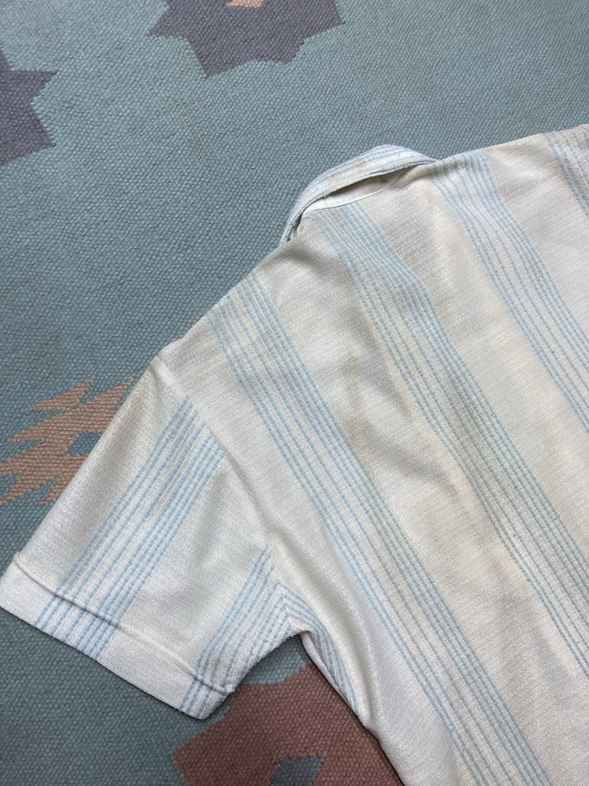 Sears × Vintage 70s polo shirt textured knit striped sears kings road large Size US L / EU 52-54 / 3 - 10 Thumbnail
