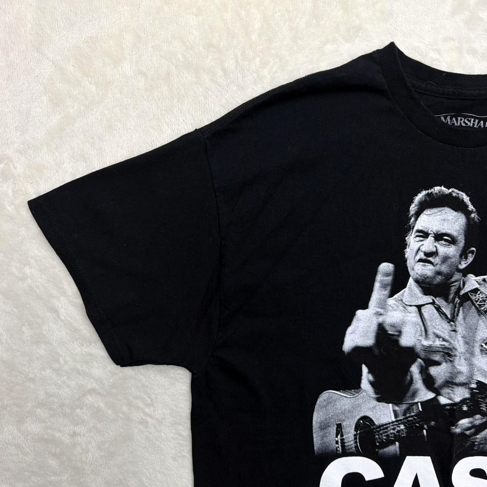 Vintage Jim Marshall Clothing Cash Shirt Graphic Print Tee Music Shirt Mens XL Black Cotton Jersey Crew Neck Short Sleeve T-Shirt Logo All Seasons Vintage: No Size US XL / EU 56 / 4 - 6 Thumbnail