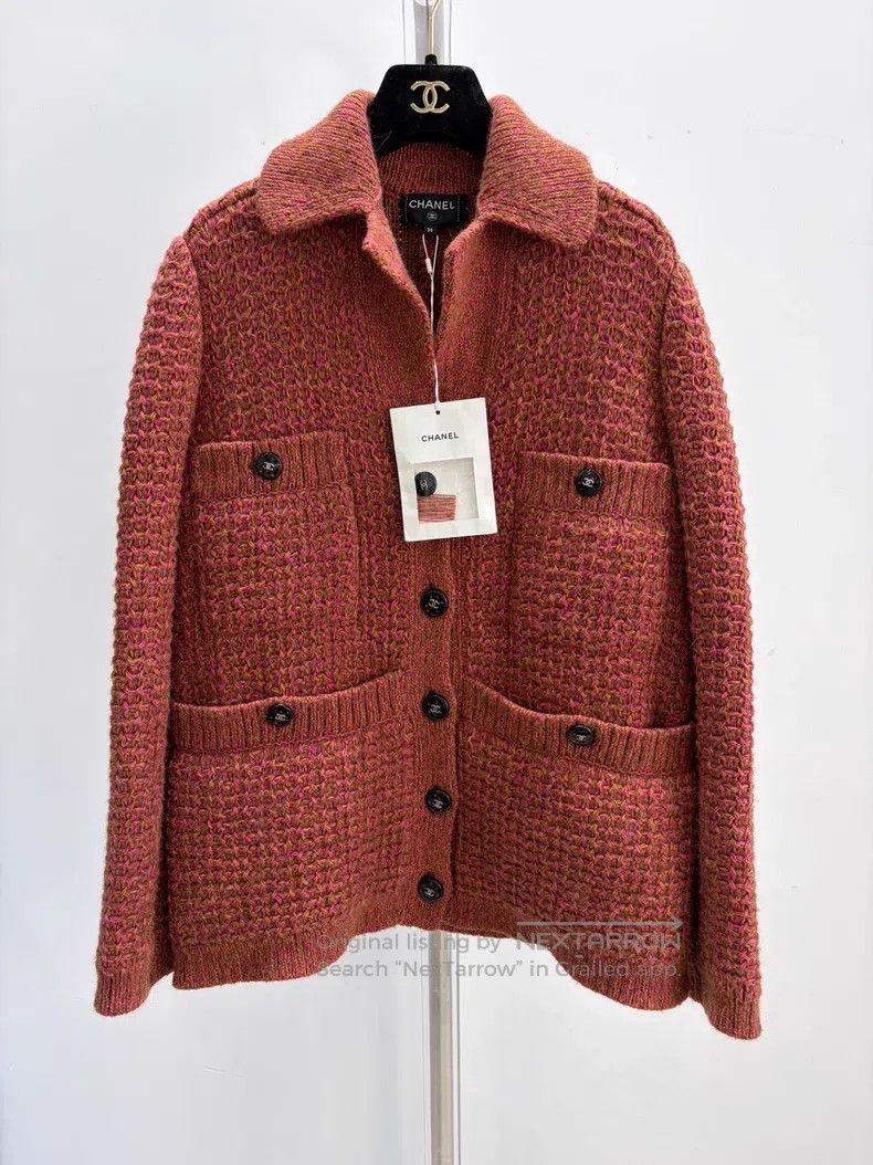 Chanel Chanel Autumn and winter new orange brown cashmere alpaca Size XS / US 0-2 / IT 36-38 - 1 Thumbnail